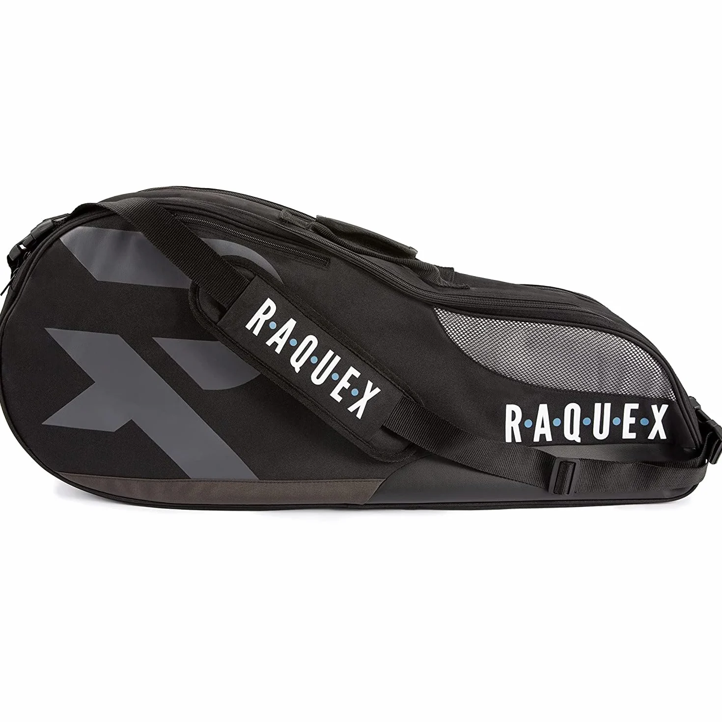 Raquex 6 Racket Bag – Pokrowiec na rakiety do tenisa, squasha i badmintona. Mieści maksymalnie 6 rakiet, akcesoria i tenisówki