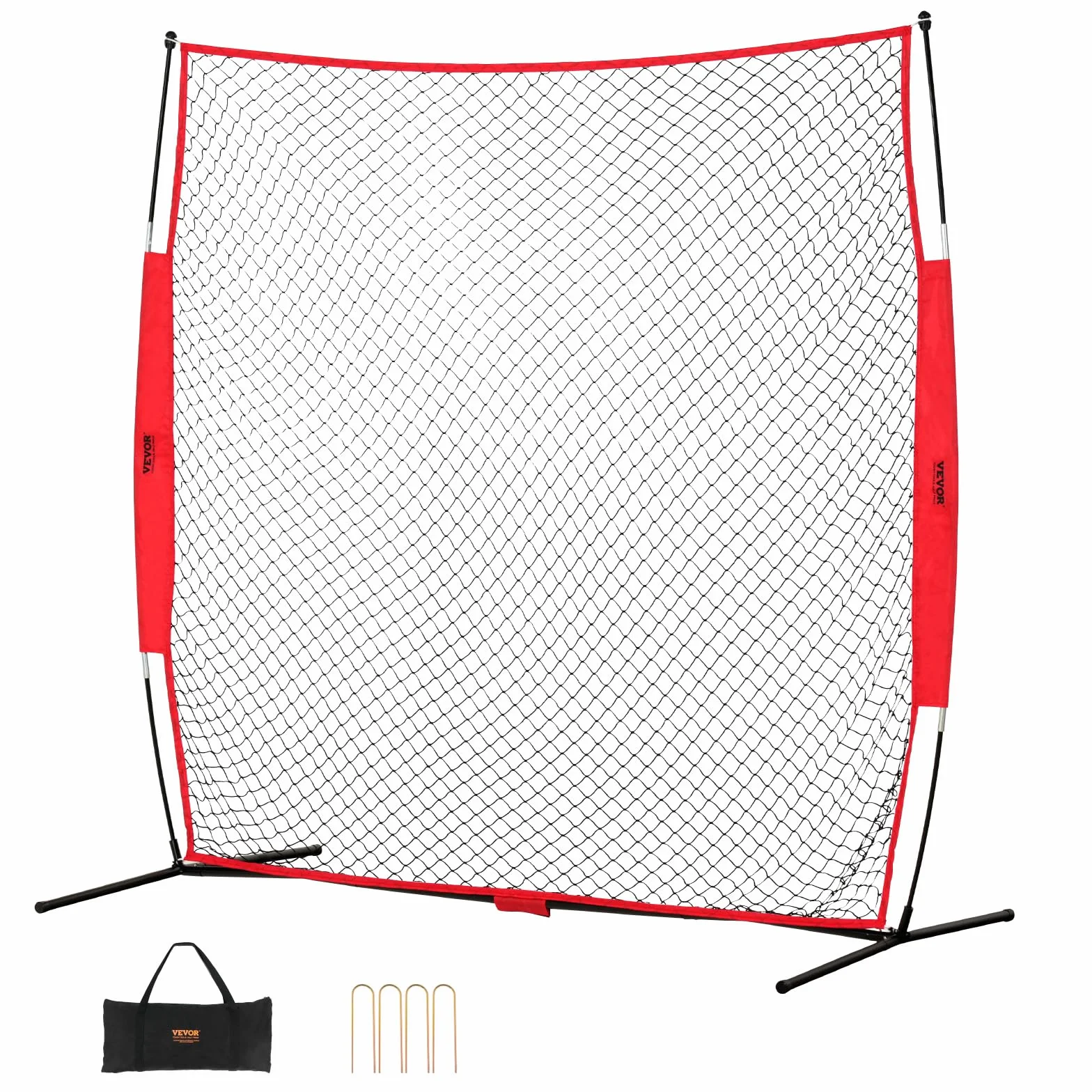 VEVOR Barricade Backstop Siatka sportowa barierowa przenośny ekran ochronny baseball softball lacrosse piłka nożna hokej