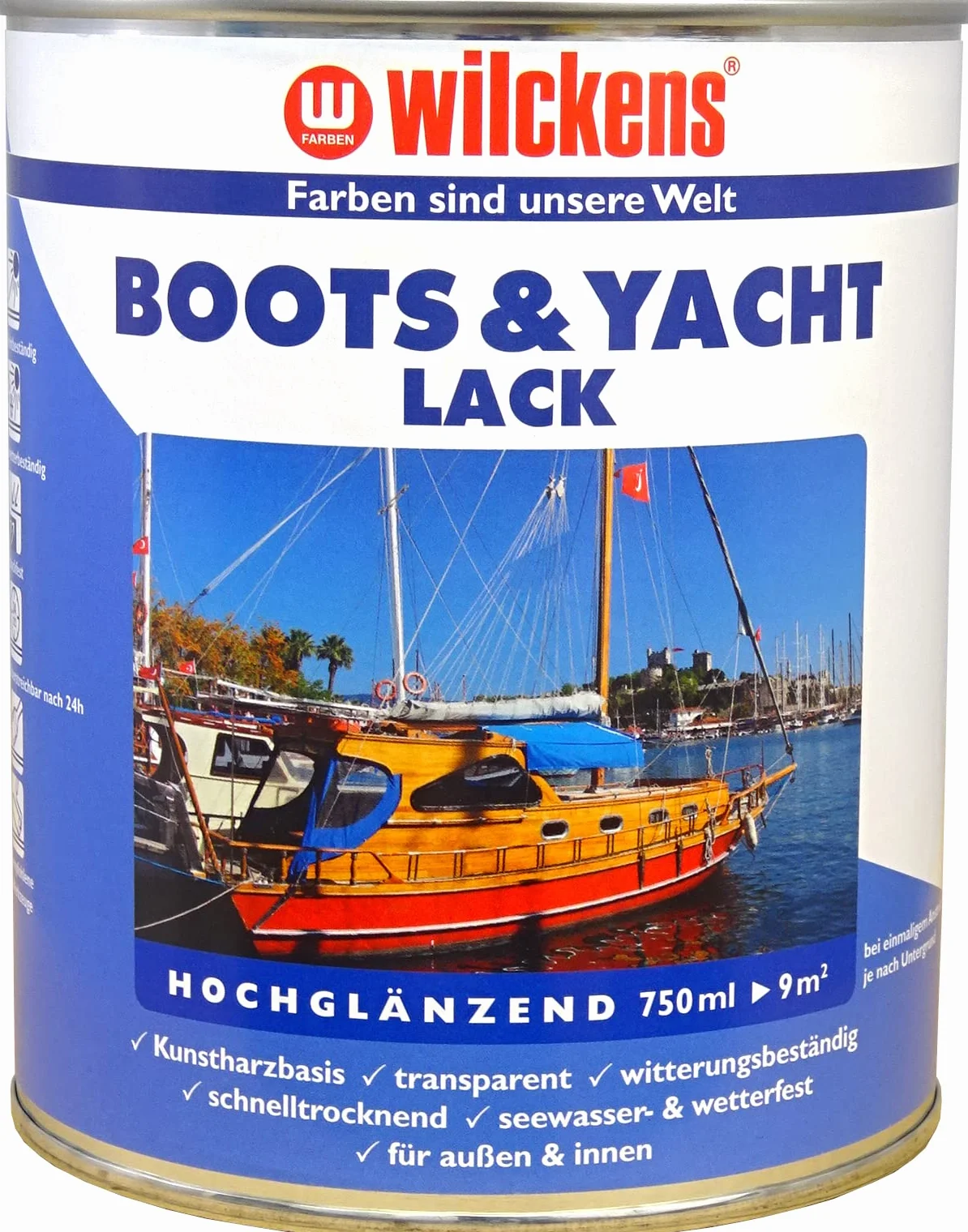 750 ml WINENS Boots & Yachtlack, lakier bezbarwny, wysoki połysk