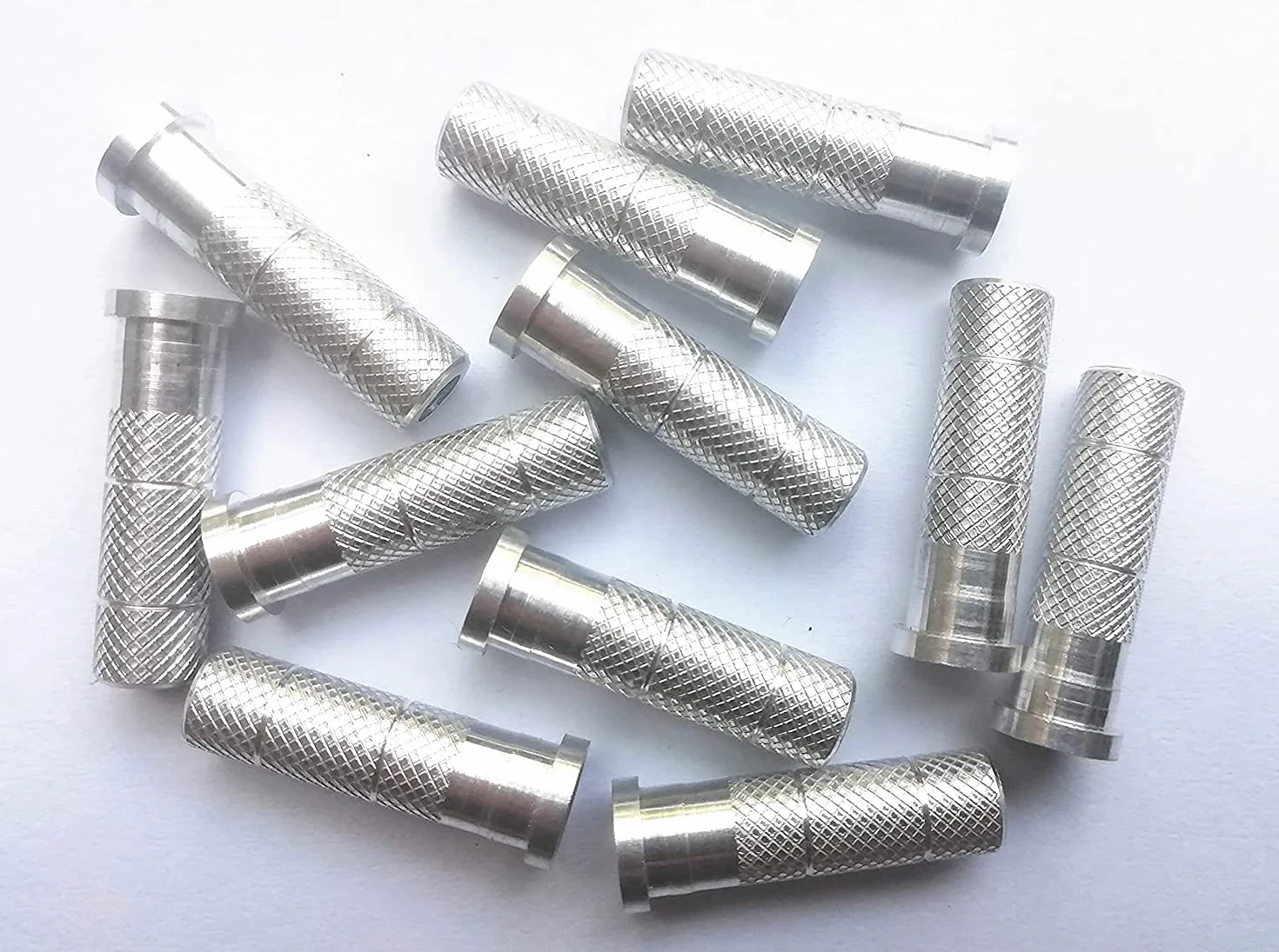 50 sztuk aluminiowych wkładów strzałek z punktami pola łucznictwa .244 wałki strzałki do ćwiczeń celowych