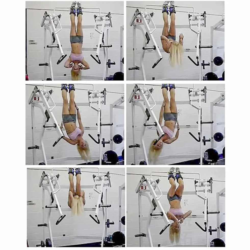 Buty Inwersyjne Antygrawitacyjne, Odwrócone i Wiszące Nakładki na Stopy Fitness Haki Bar Terapia rdzeń Siłownia Przyrząd do ćwiczeń