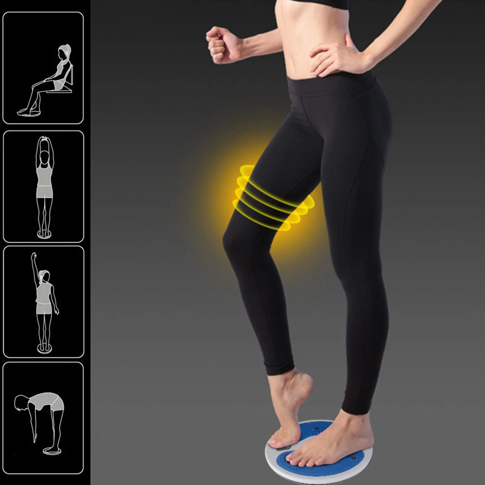 Twist Board Twist Waist, Twist Twist Twin Ćwiczenia talii i bioder do treningu aerobowego do fitnessu i treningu
