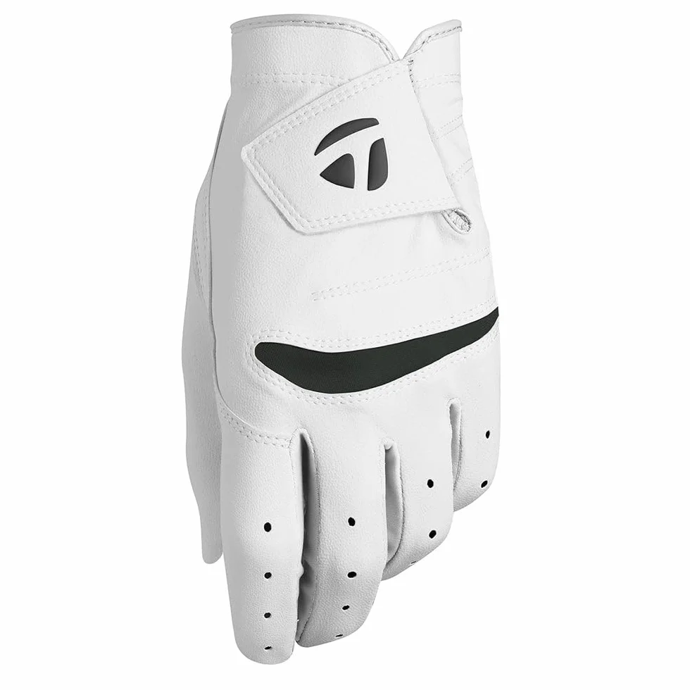 TaylorMade Stratus Soft męskie rękawice golfowe, białe, rozmiar M