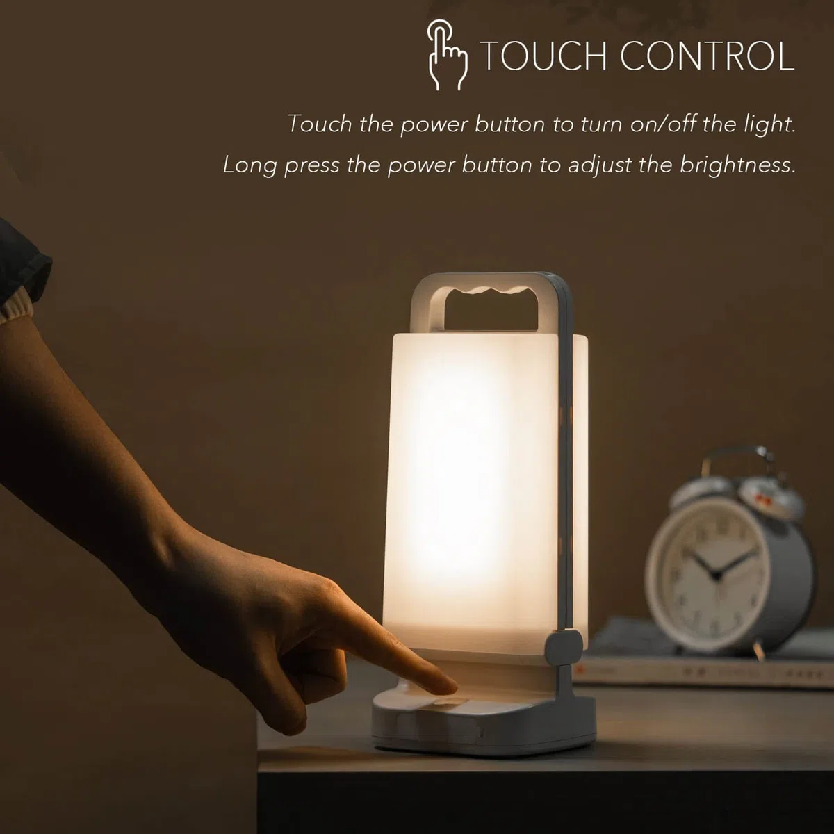 Lepwings Lampa kempingowa LED, lampa kempingowa, możliwość ściemniania, dotykowa, 4400 mAh, awaryjna bateria elektryczna, wodoszczelność IPX4, na kemping, przygodę, wędkowanie, wyposażenie awaryjne