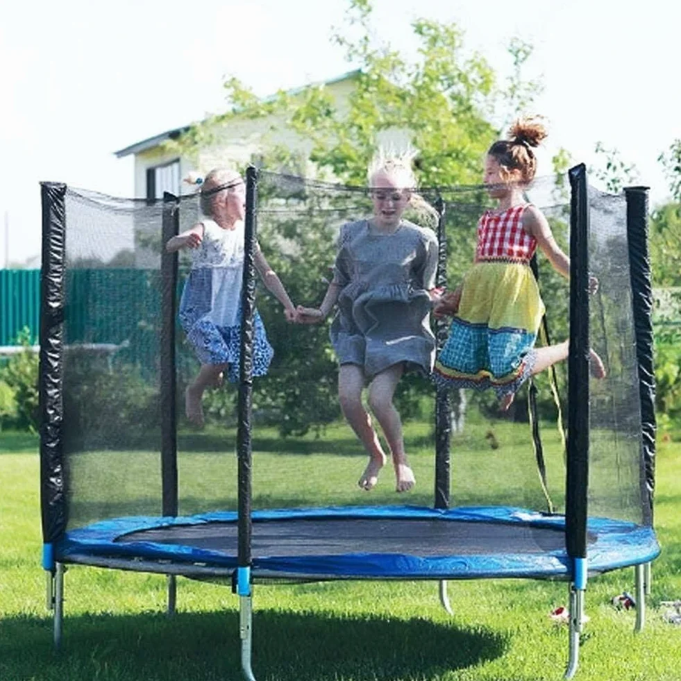 Siatki na trampoliny, siatki ogrodzeniowe, siatki zastępcze do trampolin, odpowiednie do większości trampolin, łatwe w montażu