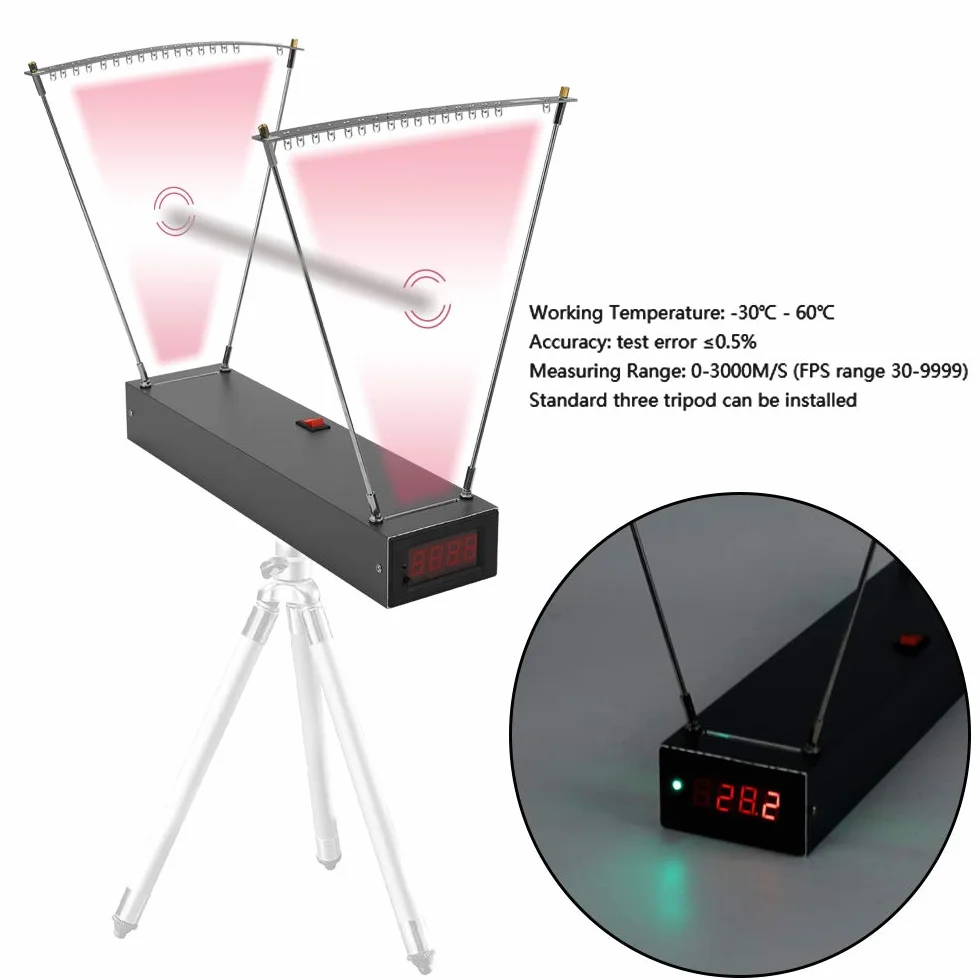 Hancaner Velocimetry Pro Bow prędkościomierz aluminiowy E9900-X