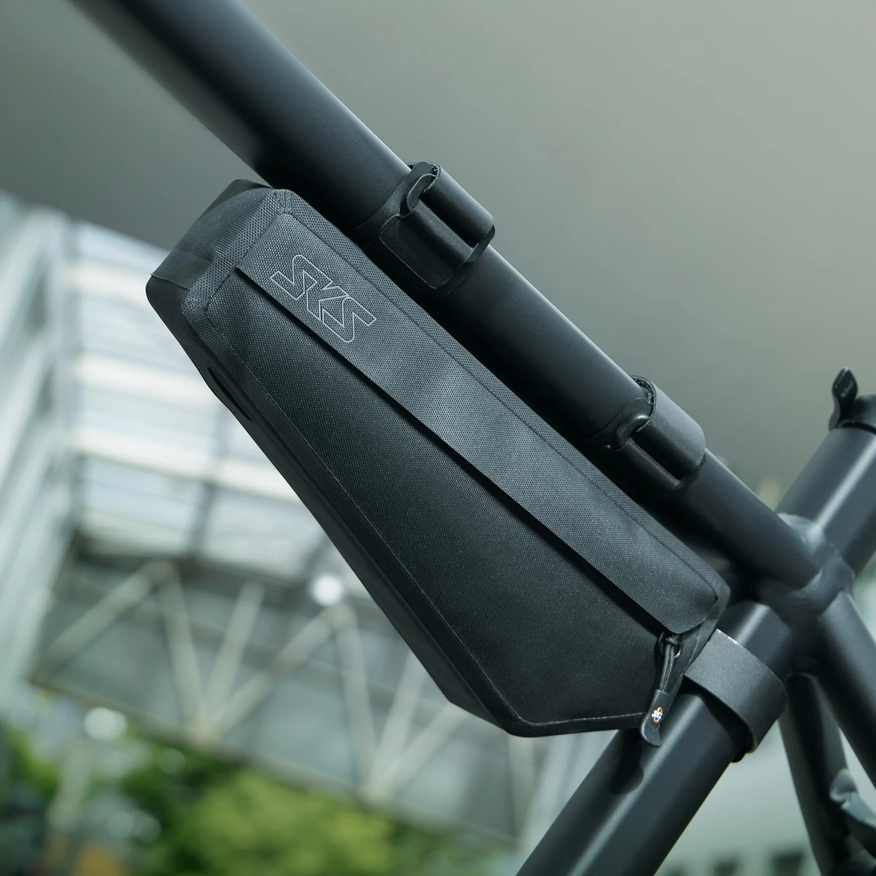 SKS GERMANY Race Frame Bag torba na ramę roweru wodoszczelny poliester czarna