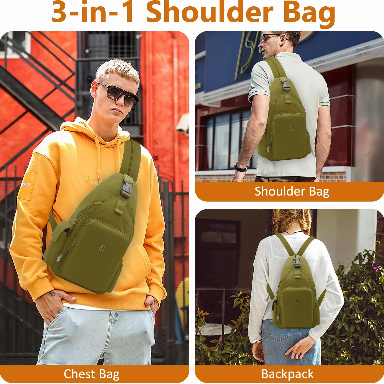 Torba na klatkę piersiową mały plecak męski torba na ramię Crossbody Sling lekka torba na klatkę piersiową antykradzieżowa nylon plecak na ramię mężczyźni kobiety na jazdę na rowerze podróż