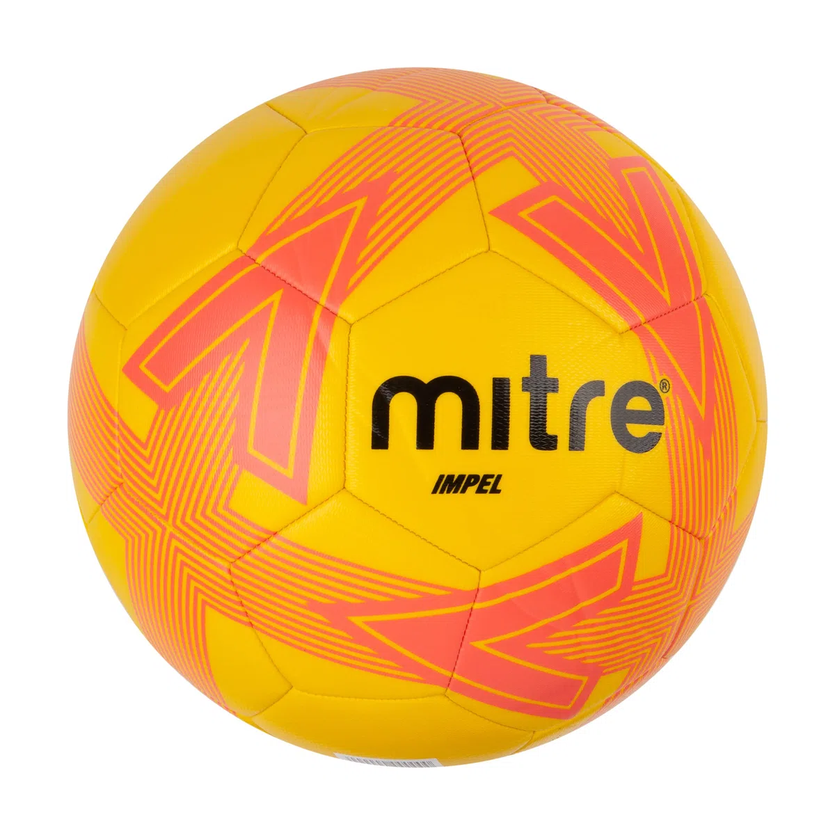 Mitre Impel L30P piłka nożna, bardzo trwała, zachowuje kształt, żółty/pomarańczowy, 5