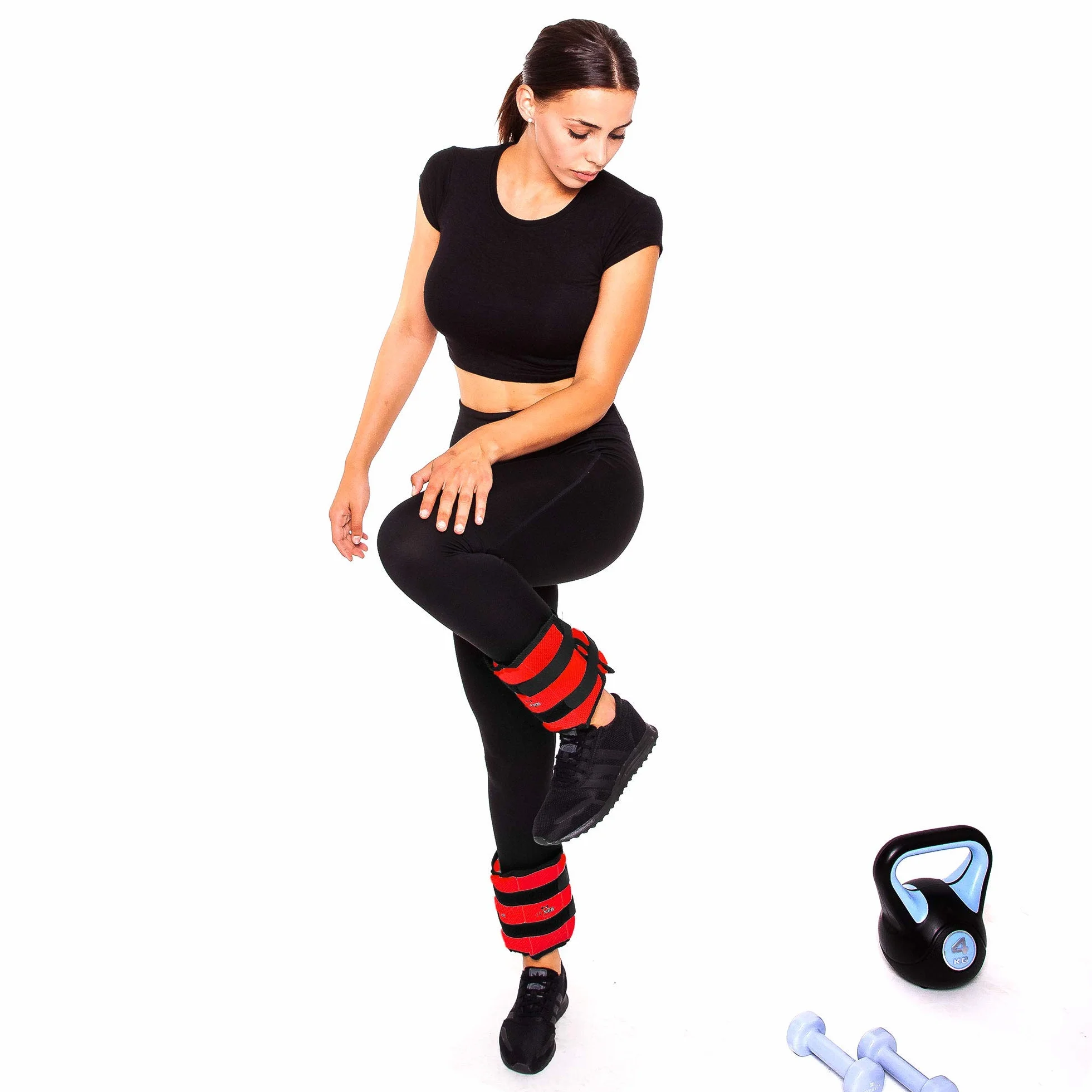 C.P.Sports Mankiety do obciążenia, pary lub zestawy na nadgarstki i kostki, obciążniki ramion i nóg | 0,5 kg do 8 kg | Waga do fitnessu, joggingu, wytrzymałości, kulturystyki