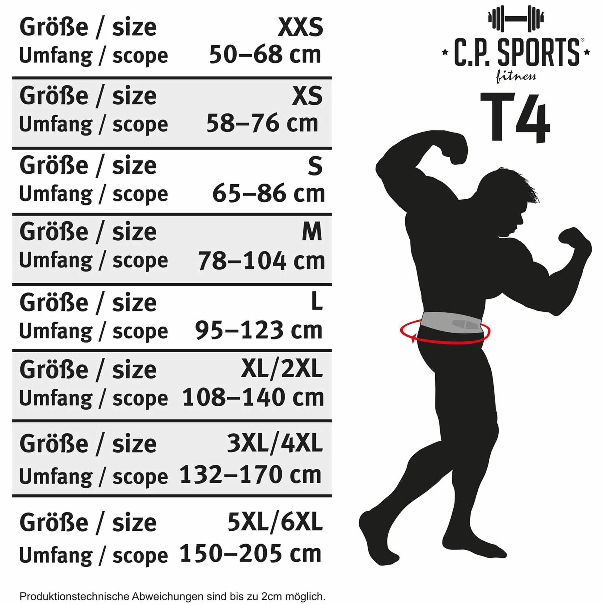 C.P.Sports Pas Kulturystyczny Skóra XXS-XXXXXL Do Podnoszenia Ciężarów