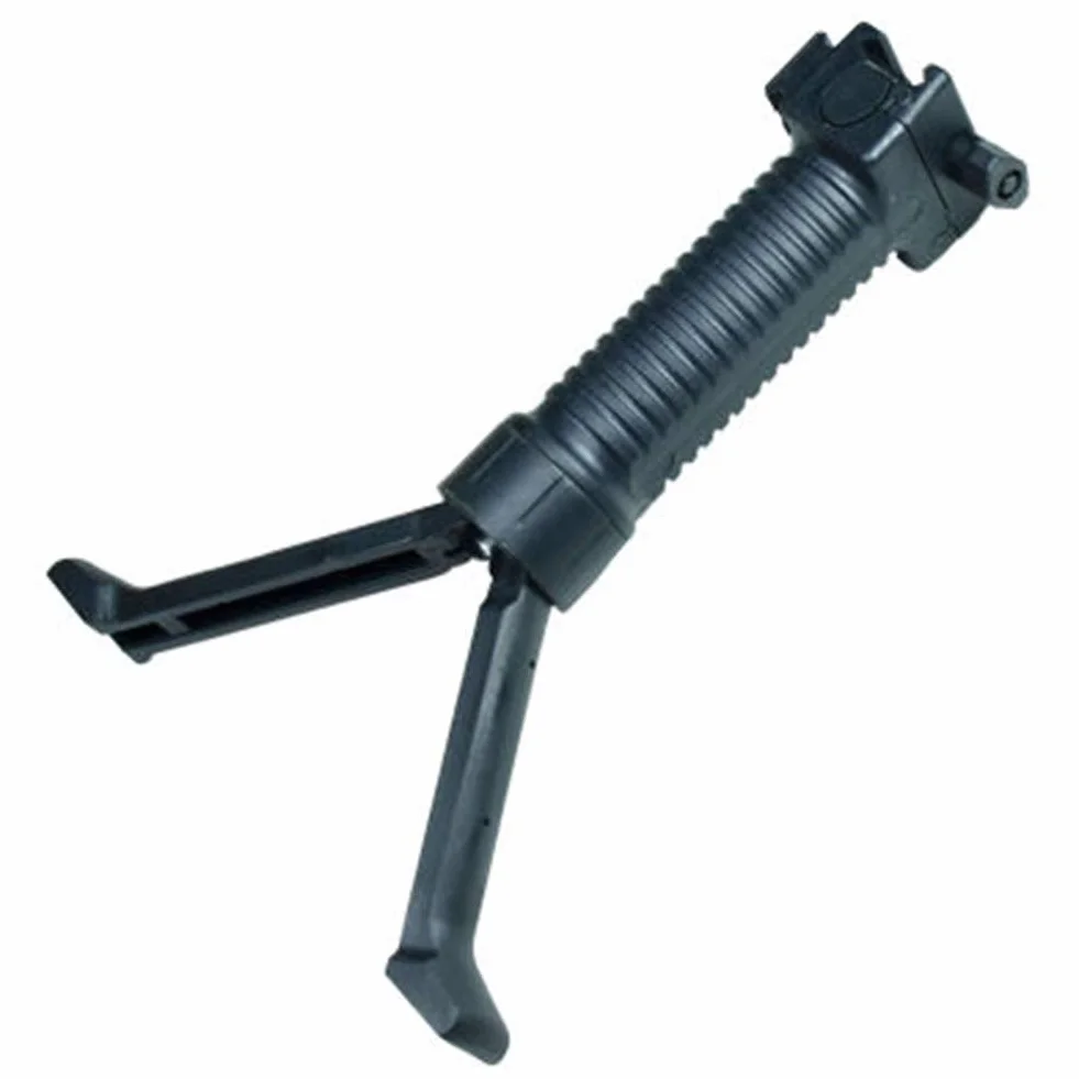 Wojskowy Taktyczny Fore Grip Bipod Picatinny Weaver Rail Rifle Foregrip dla Paintball Shooting