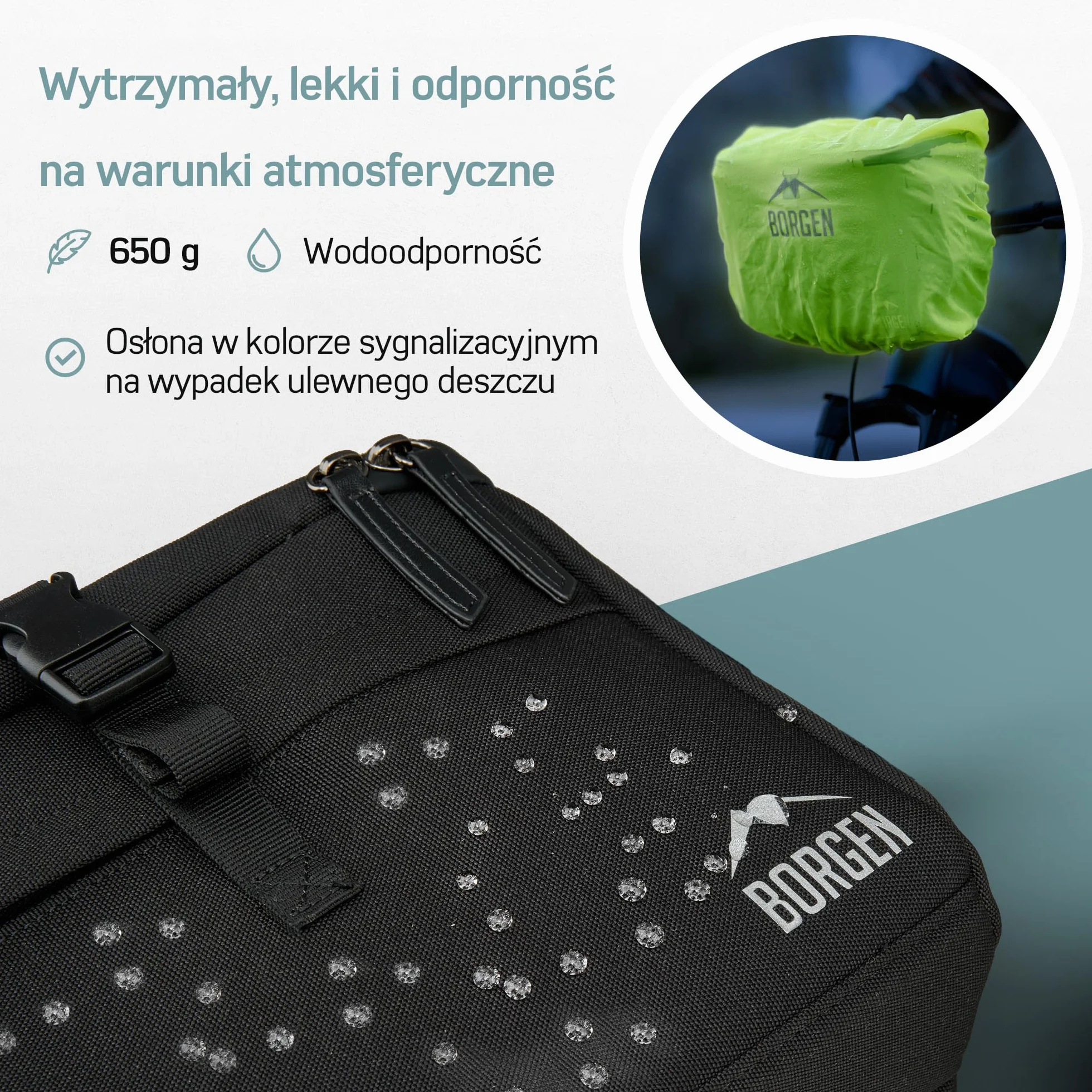 Borgen KLICKfix Torba na kierownicę roweru 6 L wodoodporna na smartfon