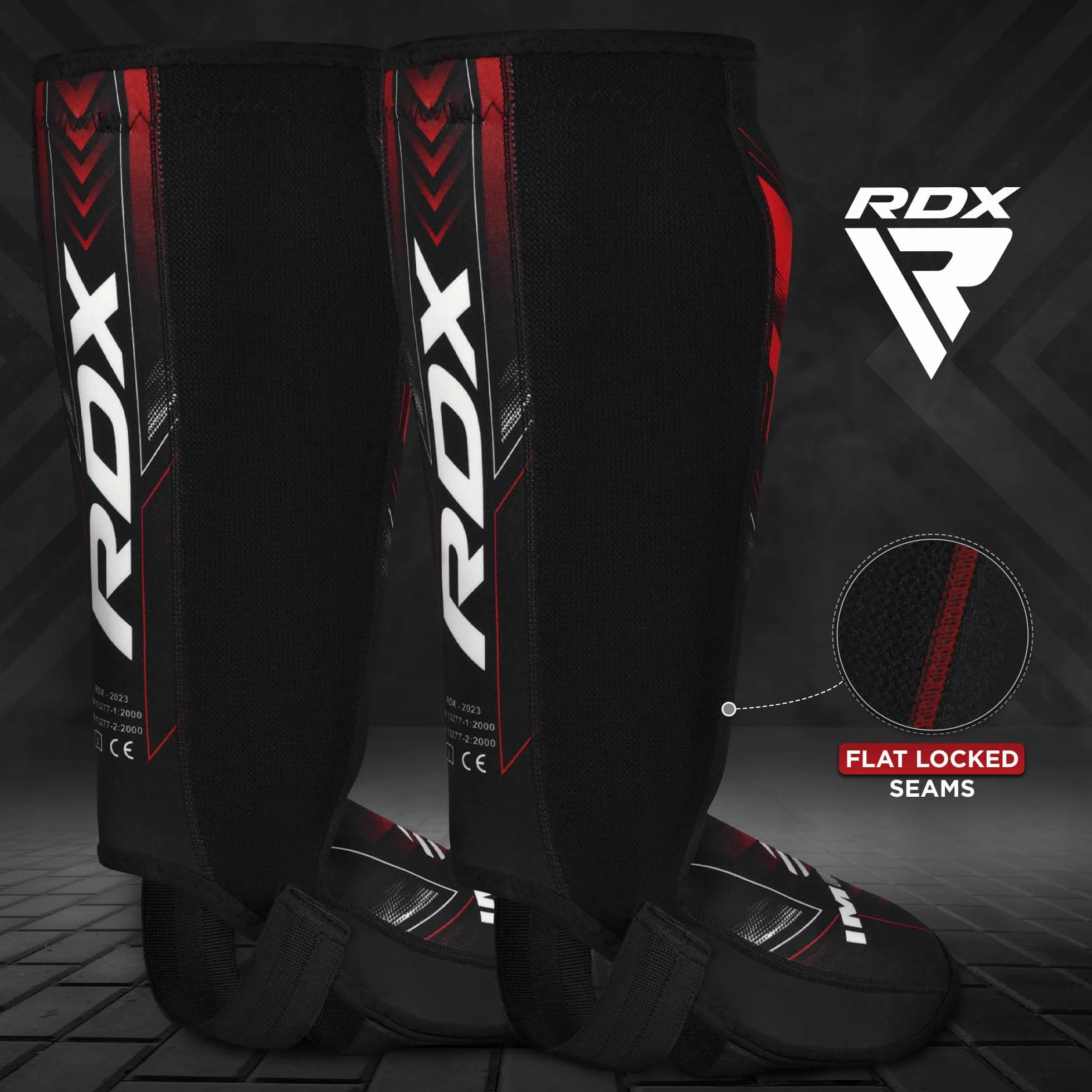RDX Zatwierdzone przez IMMAF ochraniacze goleni, neoprenowe ochraniacze na golenie, do sparingów i grapplingu, MMA, kickboxingu, mieszanych sztuk walki, profesjonalna ochrona podbicia goleni, dla