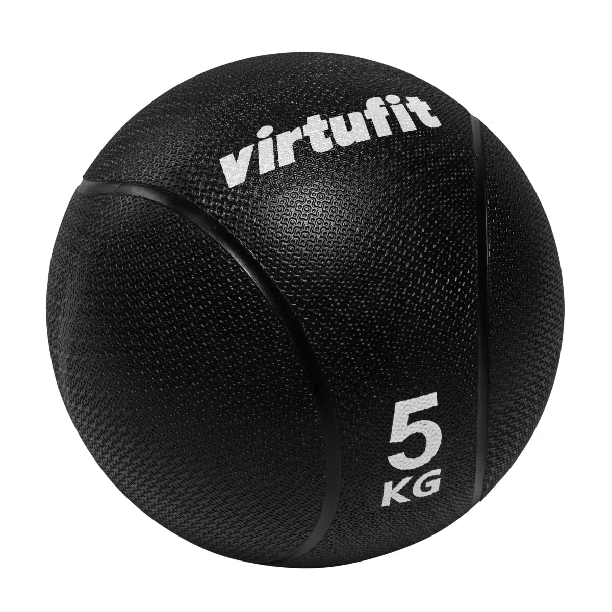 VirtuFit Piłka lekarska Pro - piłka lekarska - 5 kg - guma - czarna