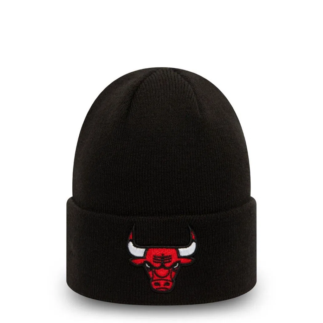 Chicago Bulls NBA Essential Cuff Knit Czarny Czapka Beanie New Era