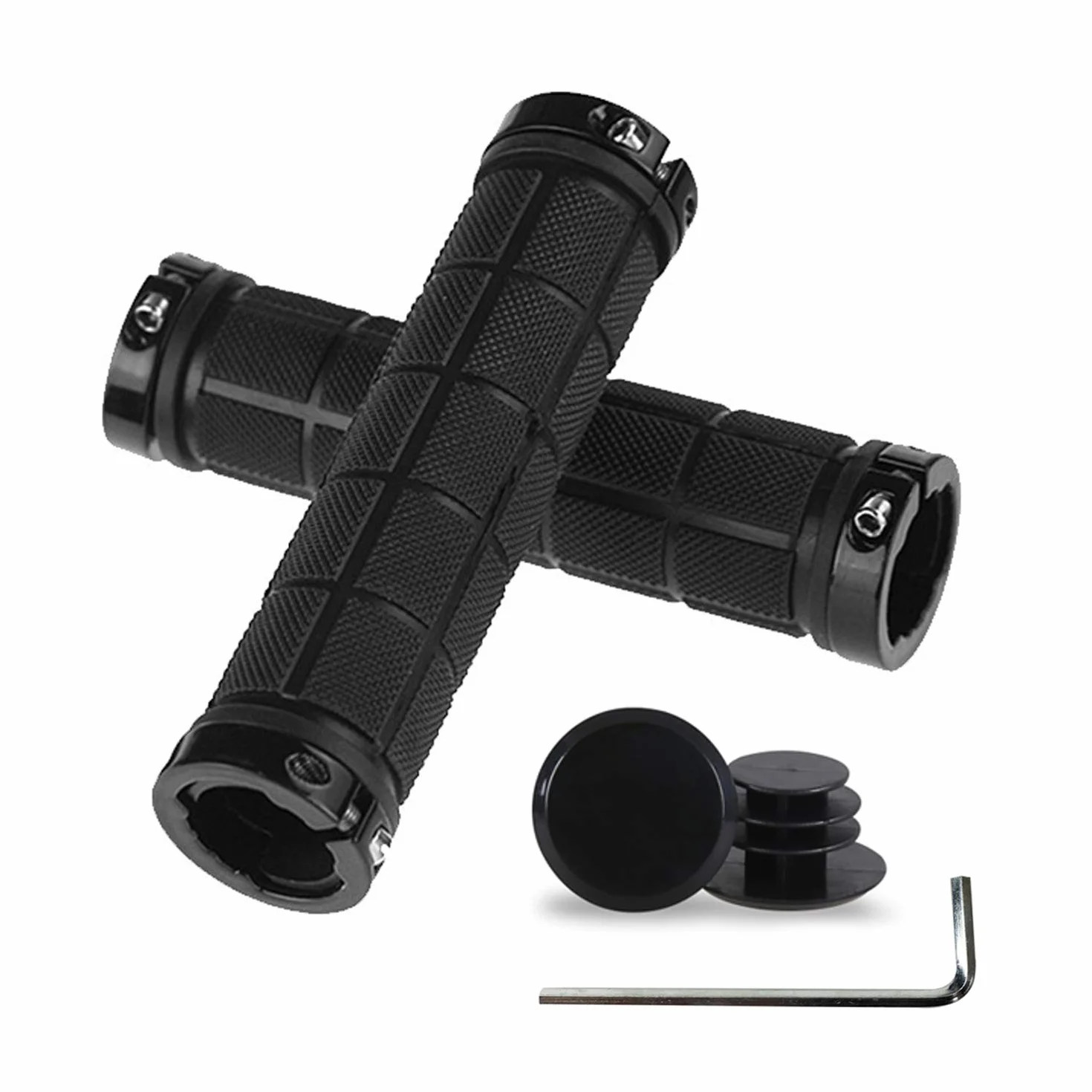 PLATT Uchwyty rowerowe antypoślizgowe gumowe ergonomiczne MTB