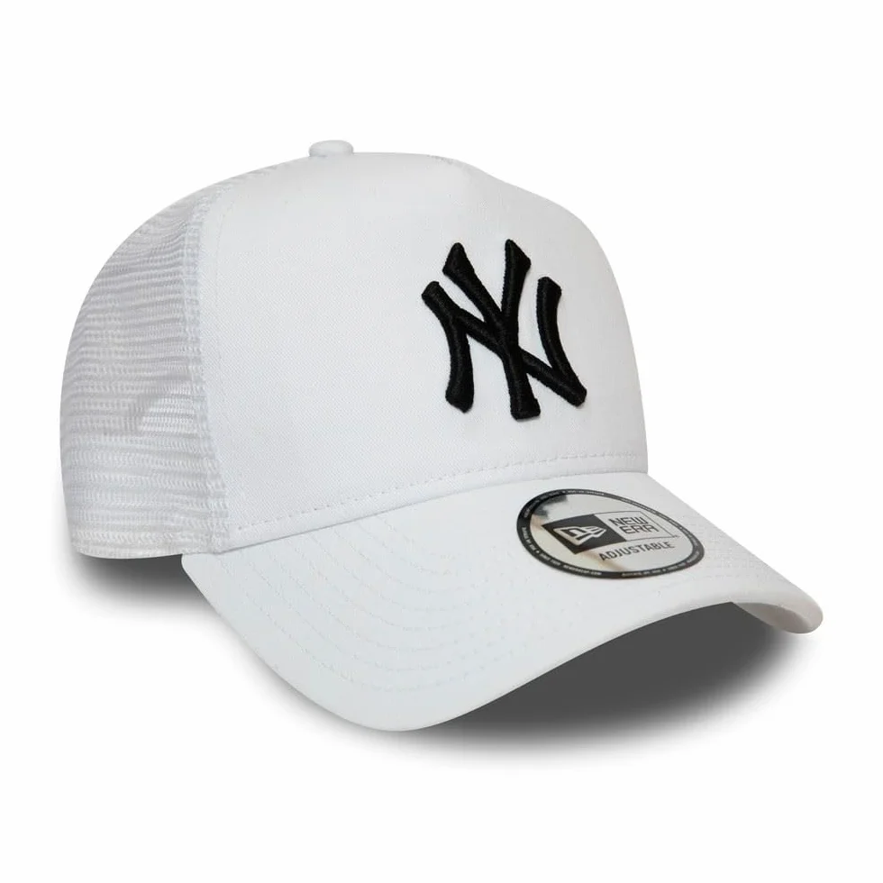 New Era New York Yankees A Frame Adjustable Trucker Cap League Essential