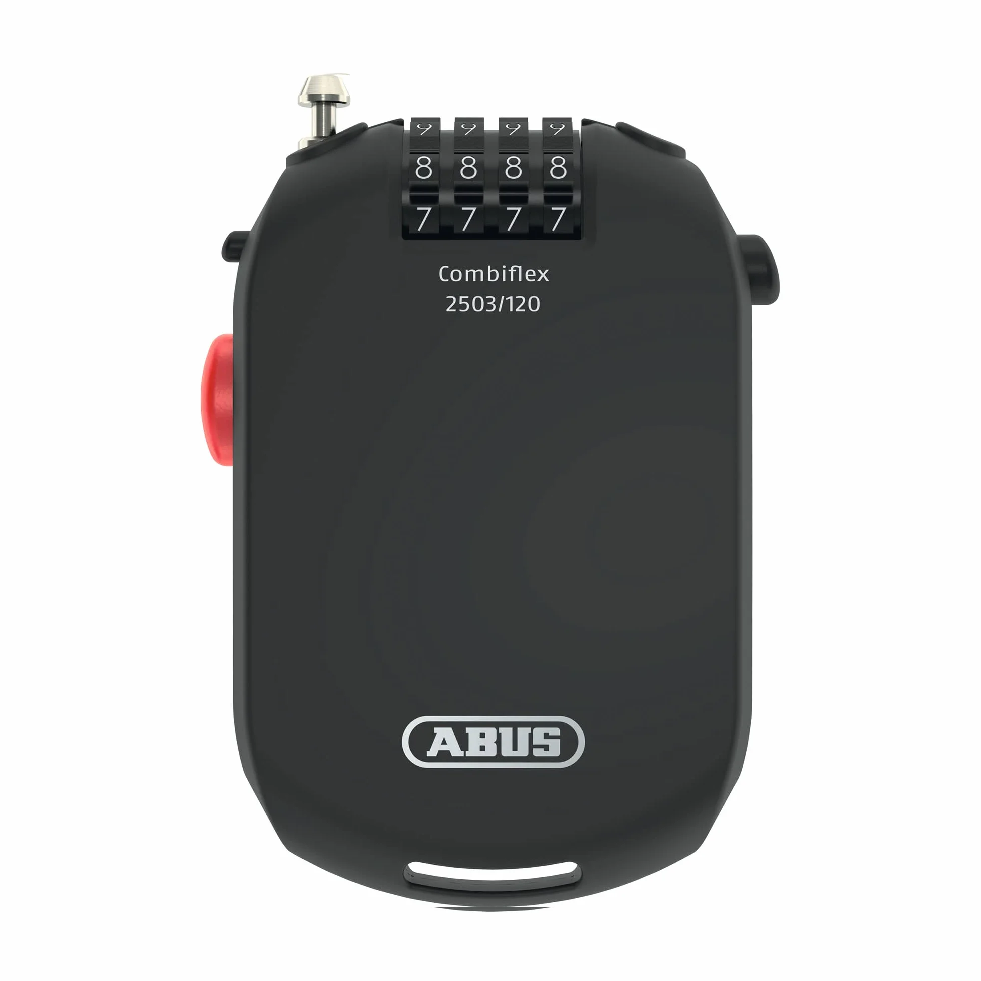 Abus 72501 Linka Zabezpieczająca, Czarny, 120 cm