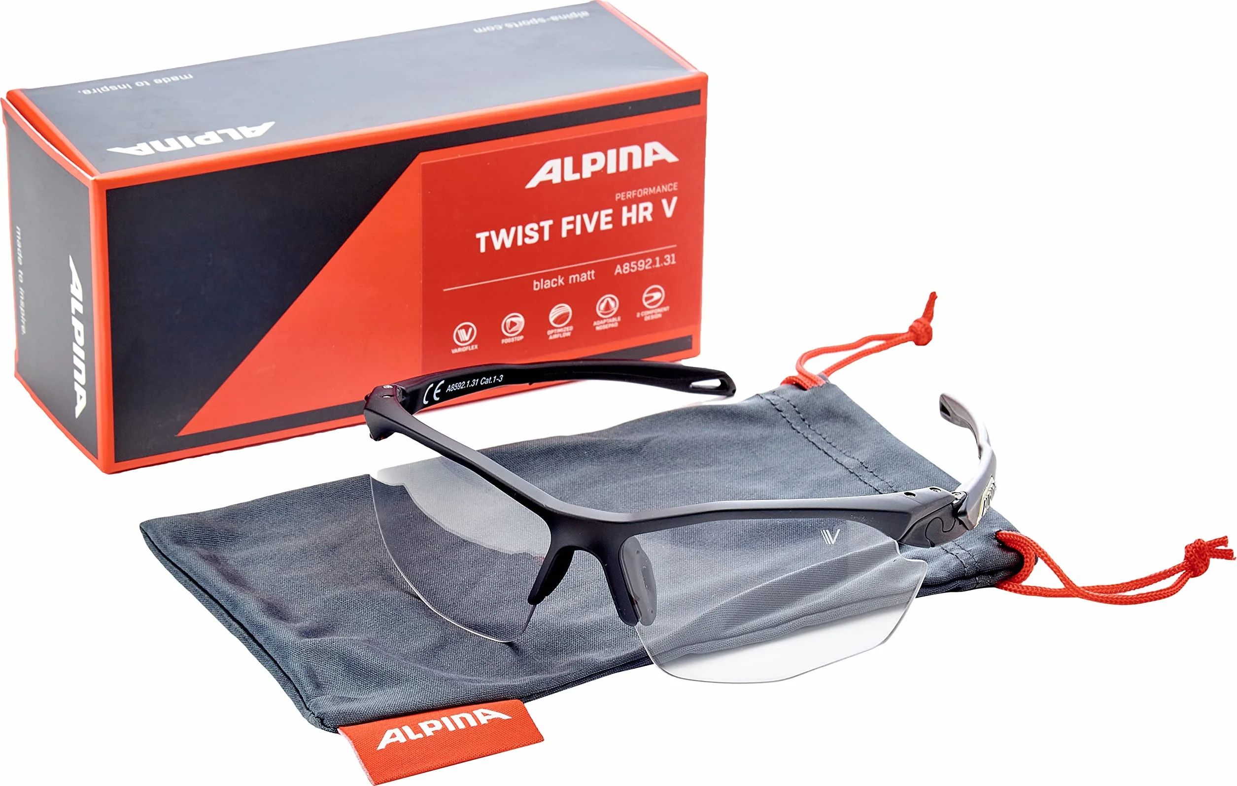 ALPINA okulary sportowe Uniseks Okulary sportowe i rowerowe (1 w zestawie)