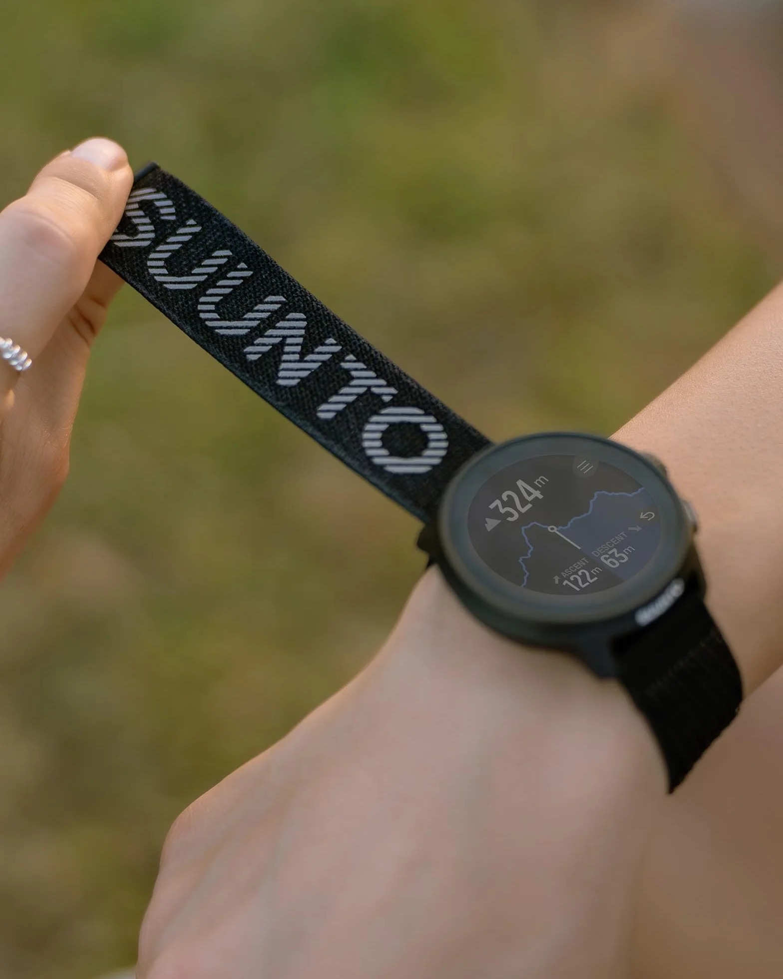 22 ATH7 LOOP TEXTILE STRAP BLACK S+M
