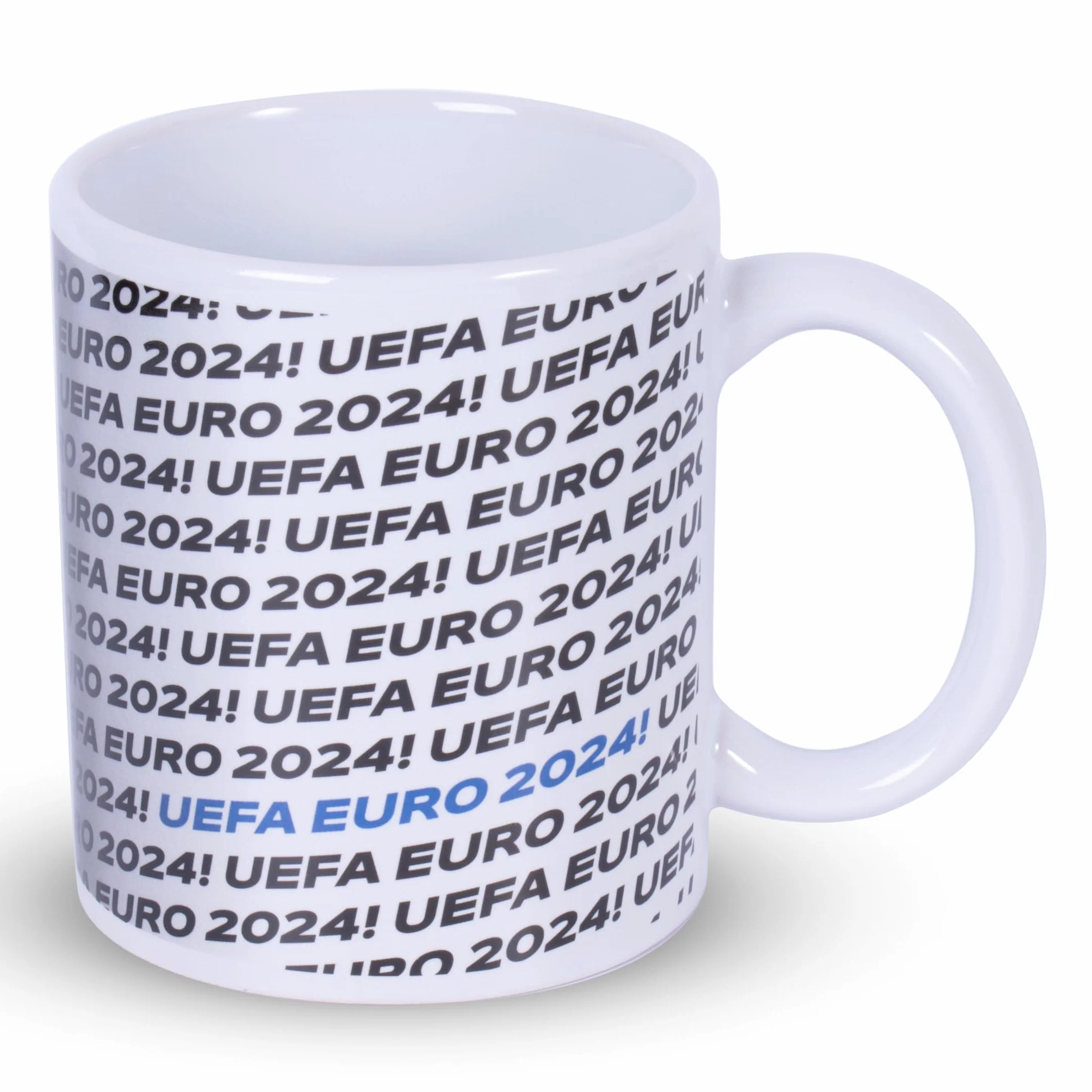 Hy-Pro Kubek ceramiczny Euro 2024, oficjalnie licencjonowany, czarny