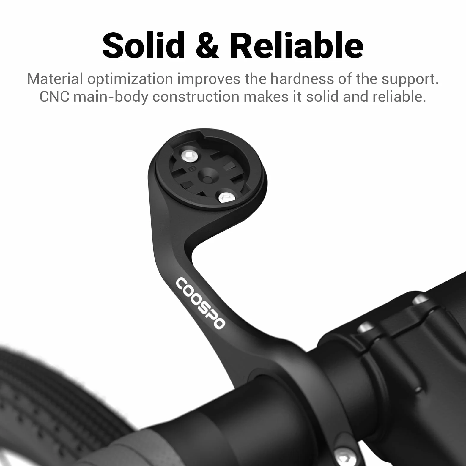 CooSpo Uchwyt do komputera rowerowego, uchwyt do komputera rowerowego Garmin Quick Release