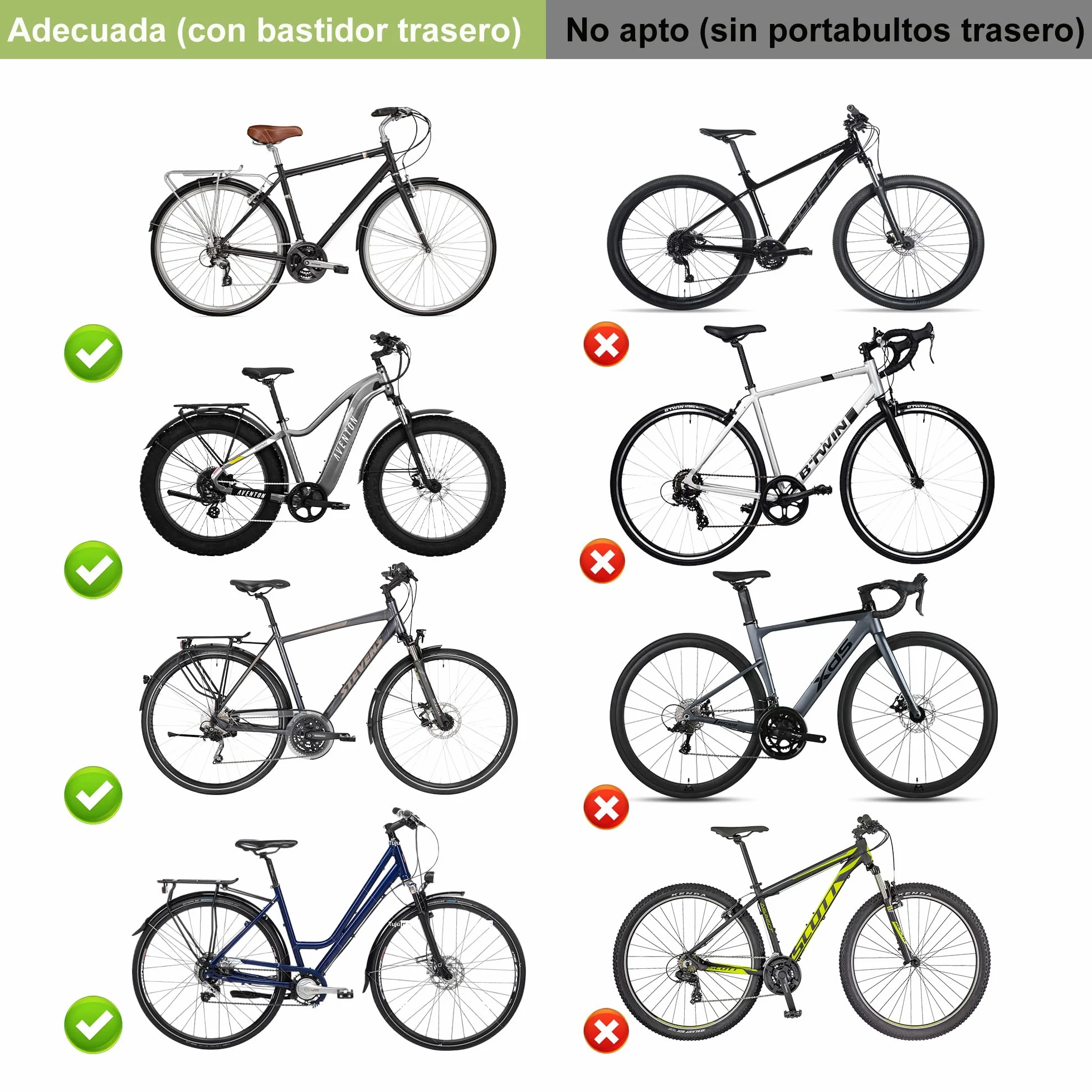 QMD Fotelik rowerowy dla dzieci z tyłu z regulowanym zagłówkiem, pedałami nożnymi, oparciem i uchwytem. Fotelik rowerowy dla dzieci w wieku od 18 miesięcy do 8 lat.