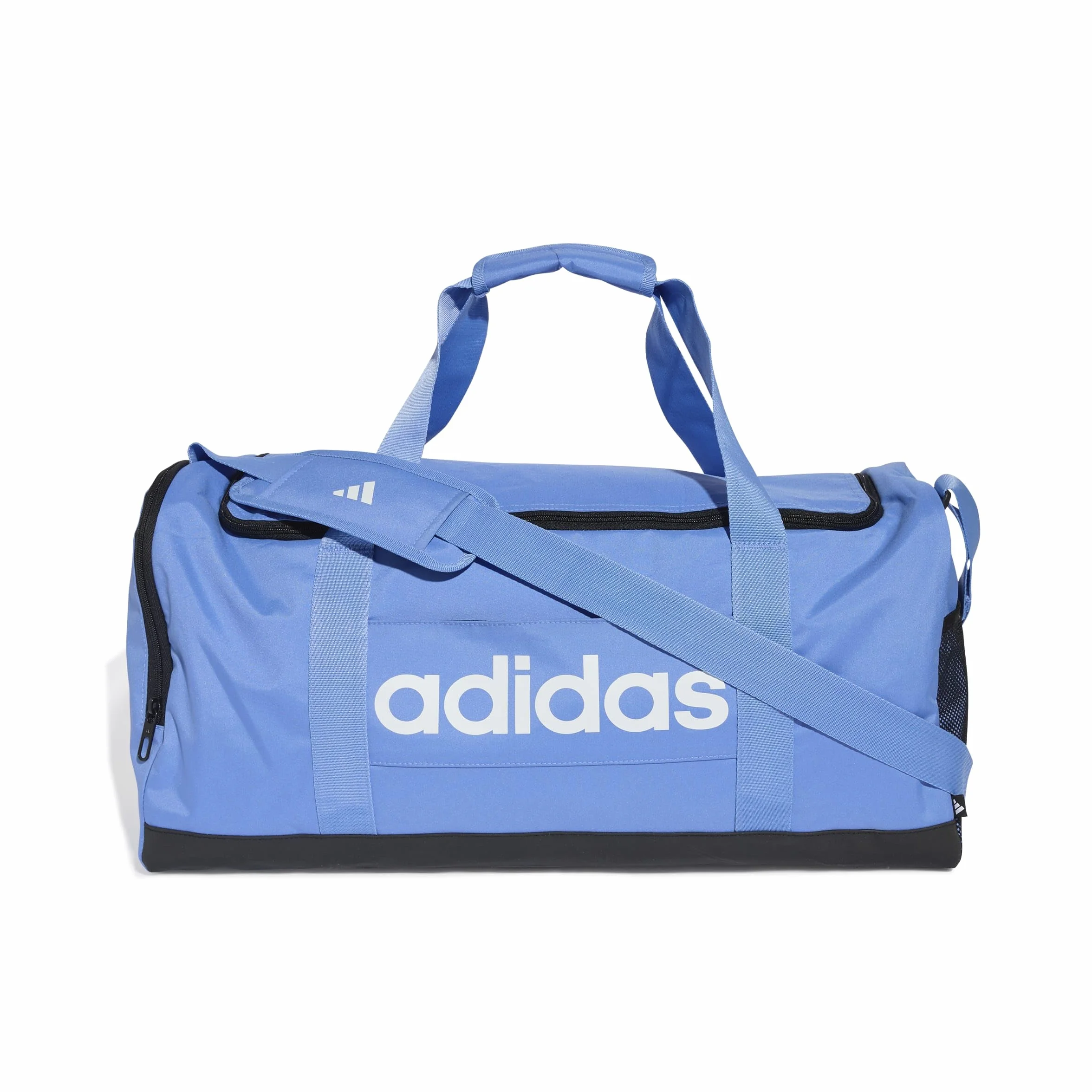 adidas Uniseks Essentials Linear Duffel Bag, blue fusion/black/white, M