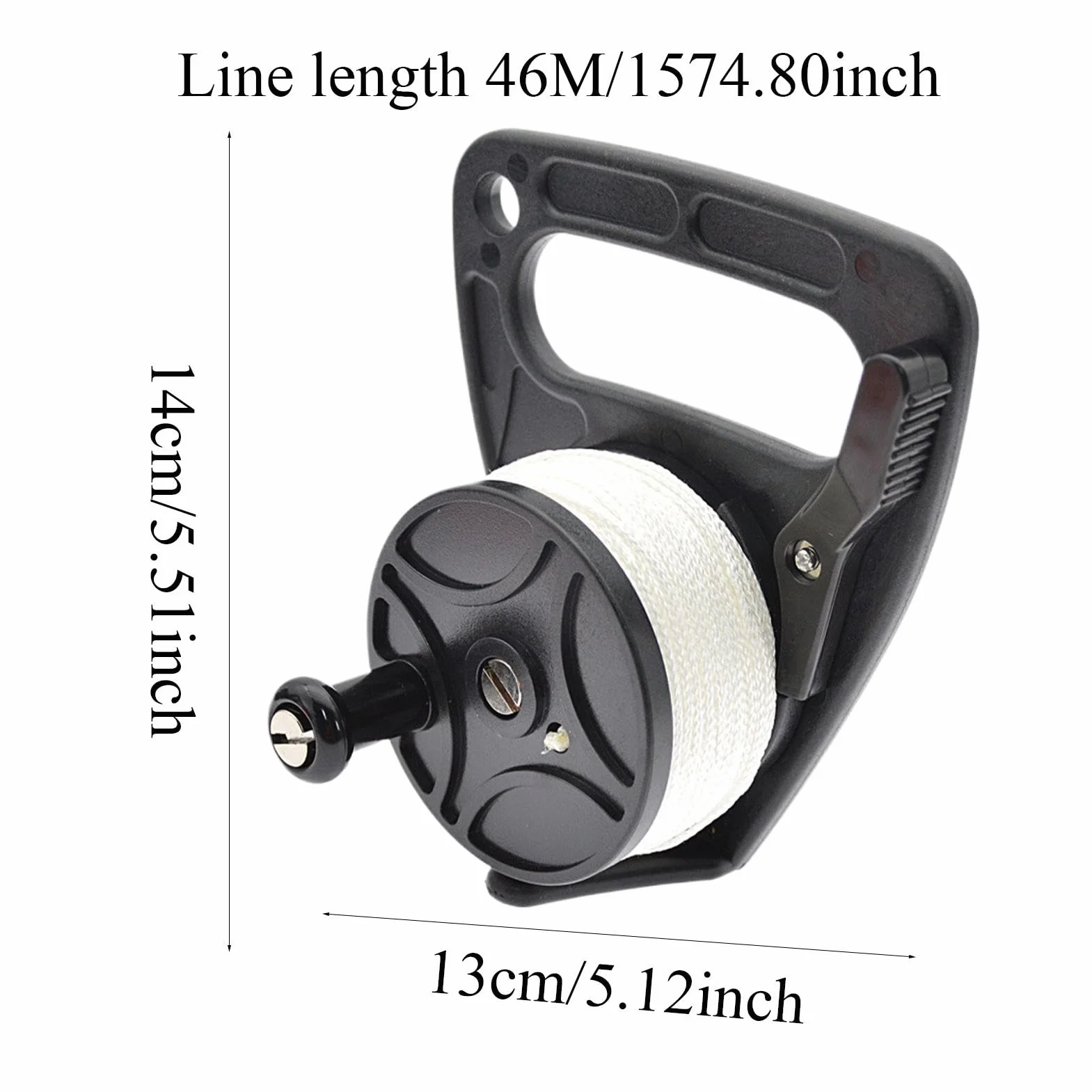 Podwodny kołowrotek do nurkowania 150 stóp retractable Dive Reel