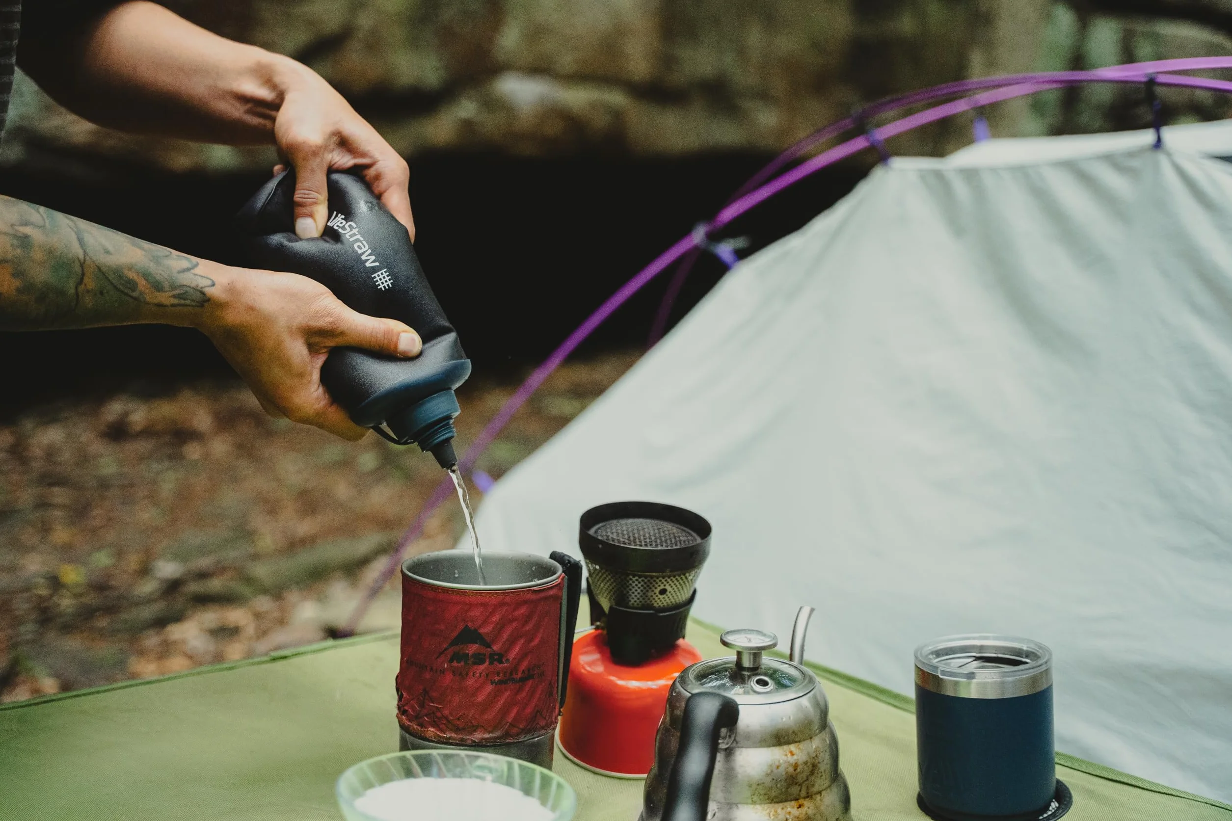 LifeStraw Peak Squeeze Bottle 650ml (grey)
