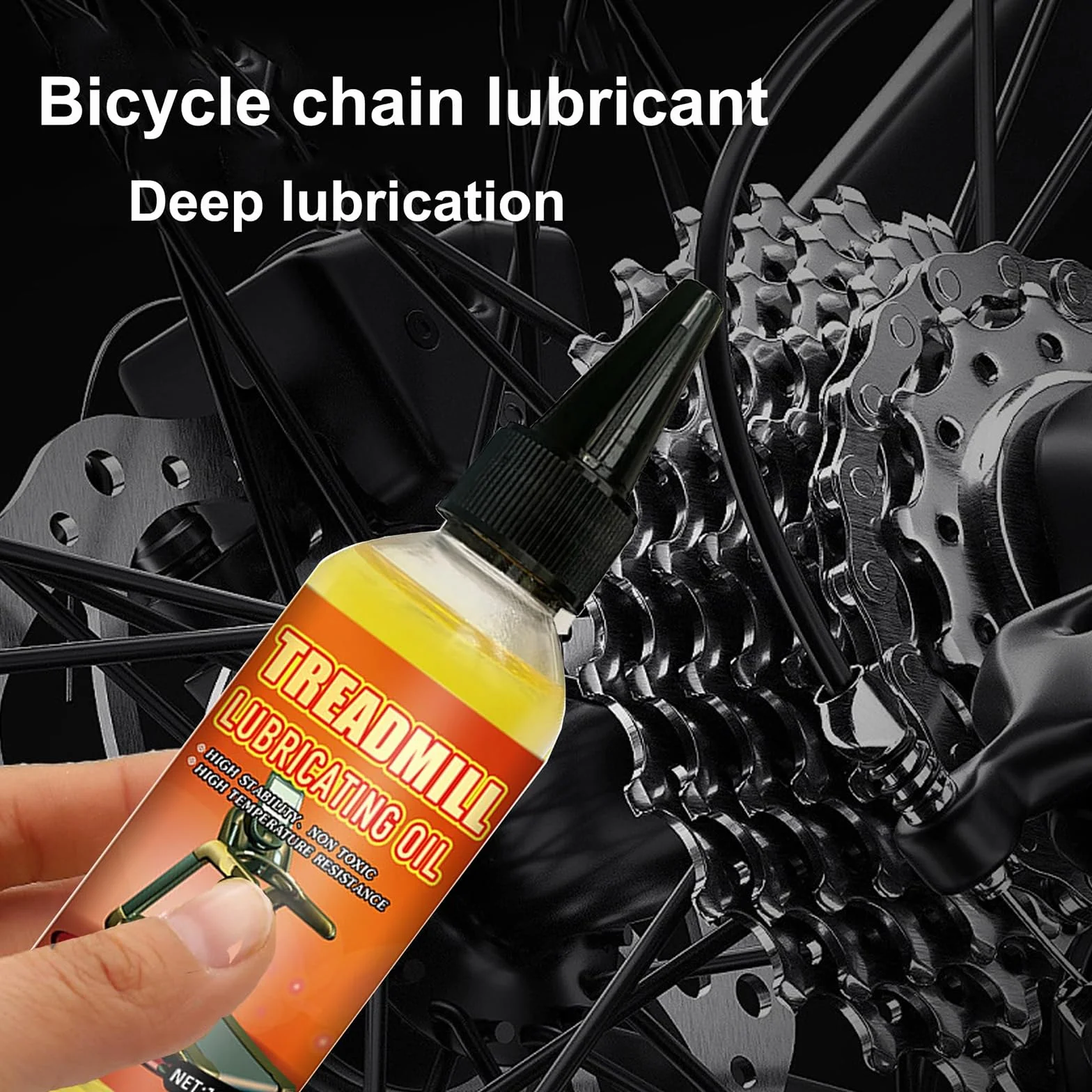 2 maty do biegania lubrykanty 100 ml, premium lubrykant do biegania, sportowe smary o wysokiej temperaturze, redukujące hałas i tarcie, kompatybilne z większością urządzeń