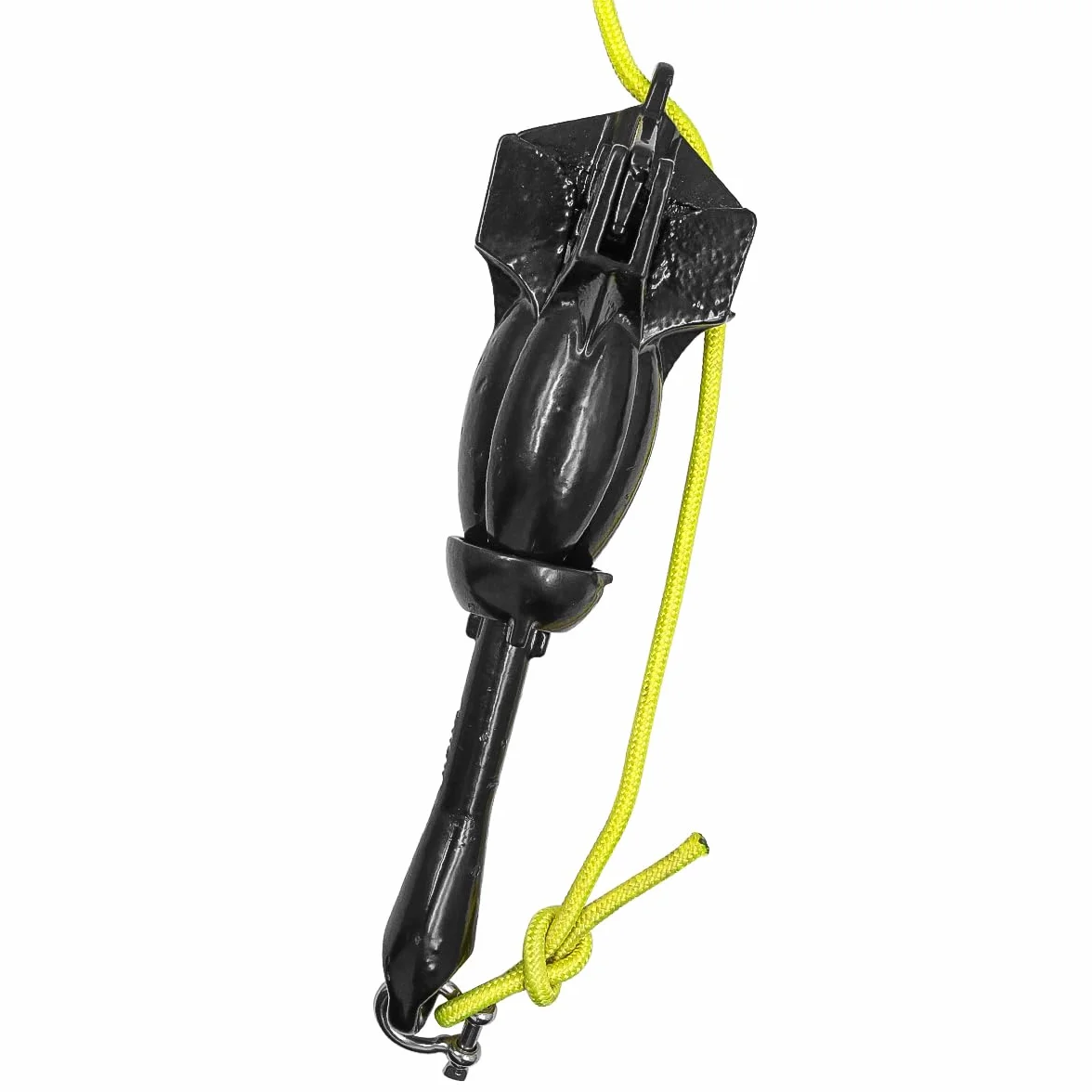 Kotwica do łodzi, uniwersalna kotwa do łodzi, stal węglowa, składany hak kajakowy z liną, składana kotwica, stal węglowa, 1,5 kg, do łodzi na statek