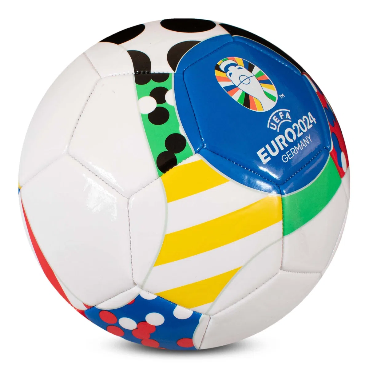 Hy-Pro Euro 2024 piłka nożna, rozmiar 5, oficjalna licencja, UEFA, trening, mecz, towar, kolekcja dla dzieci i dorosłych