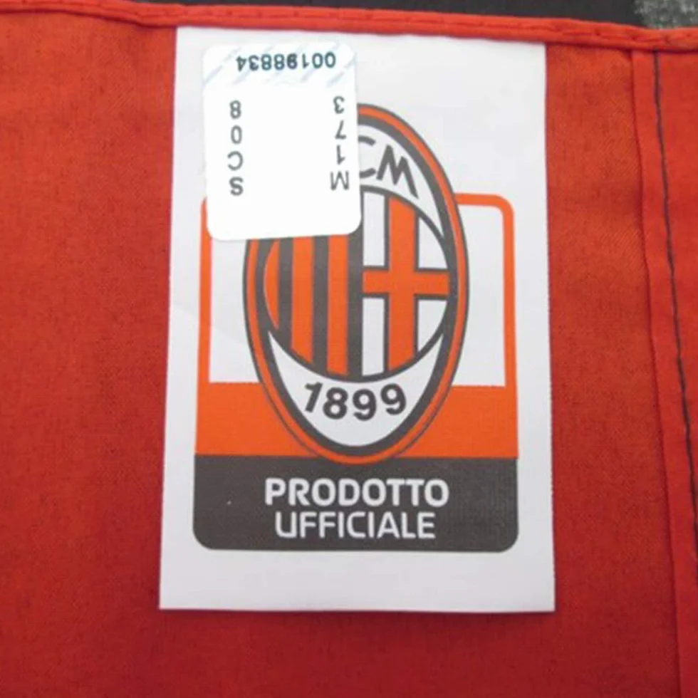 Szalik A.C. Milan Oficjalny JACKARD 2240JAKMIZEBR