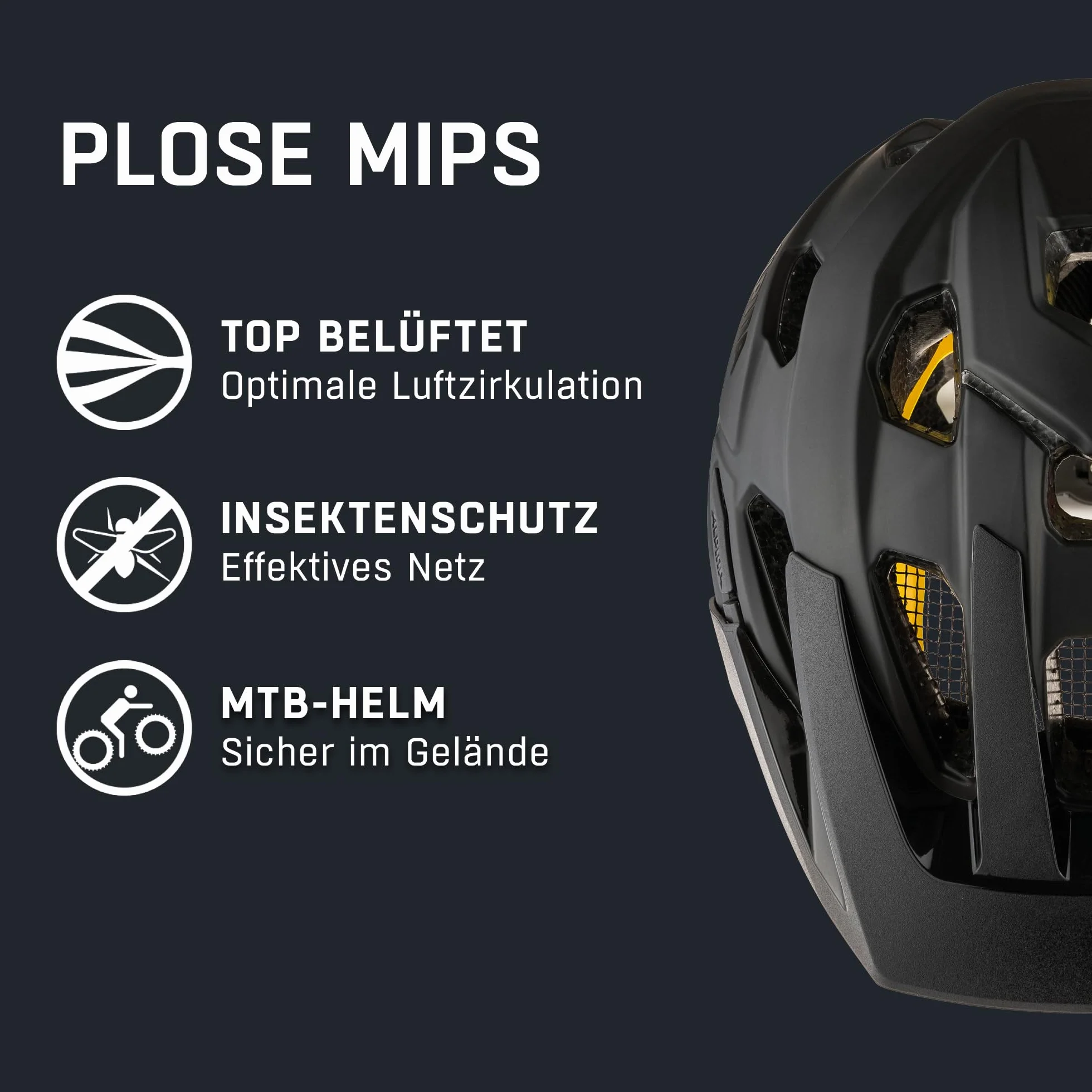 ALPINA Unisex - Dorośli, PLOSE MIPS Kask rowerowy,