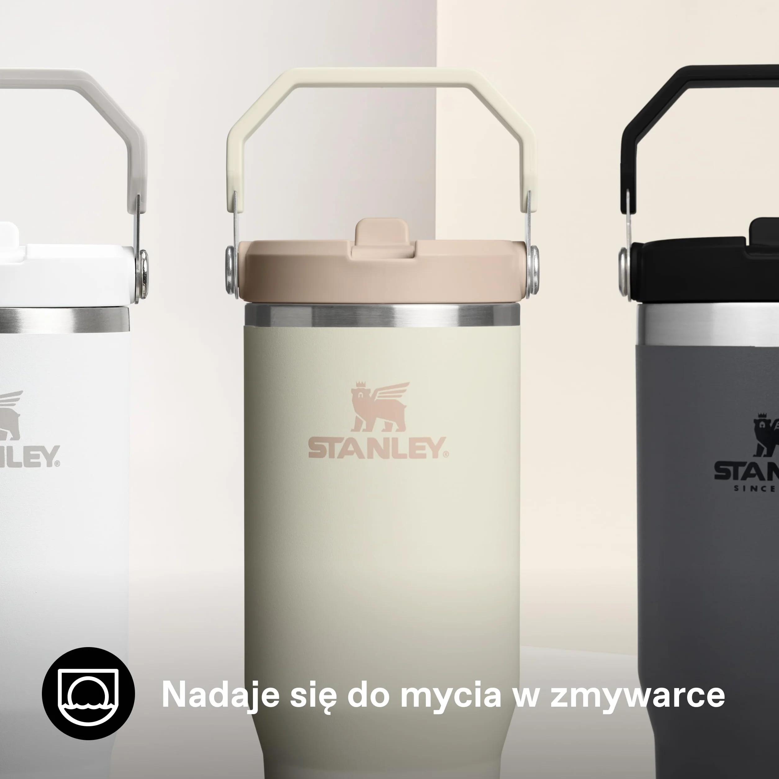 Stanley IceFlow Flip Straw Butelka na Wodę 0.89L Stal Nierdzewna Szczelna