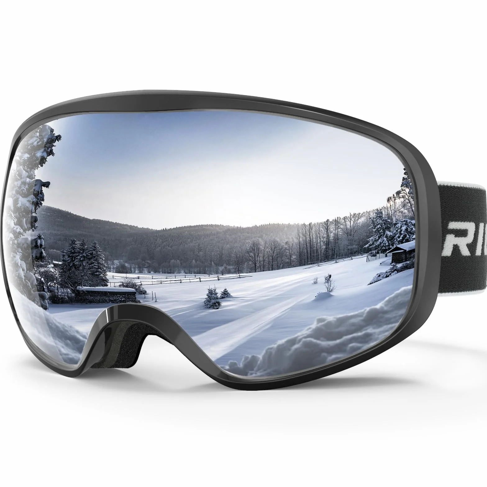 Gogle narciarskie, maska gogle narciarskie snowboardowe lustro dla mężczyzn kobiet dorosłych młodzieży młodzieży OTG kompatybilne z kaskiem, przeciwmgielne 100% ochrona przed promieniowaniem UV