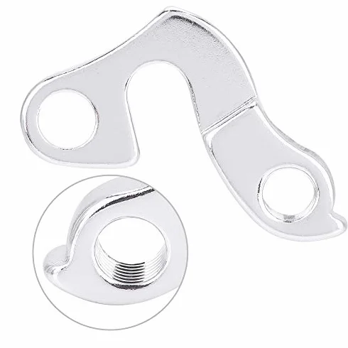 1 x wieszak na sprzęt rowerowy, tylny bieg ze stopu aluminium, hak przerzutki Mech, rama forma, wieszak na przerzutkę rowerową, do większości rowerów (003)