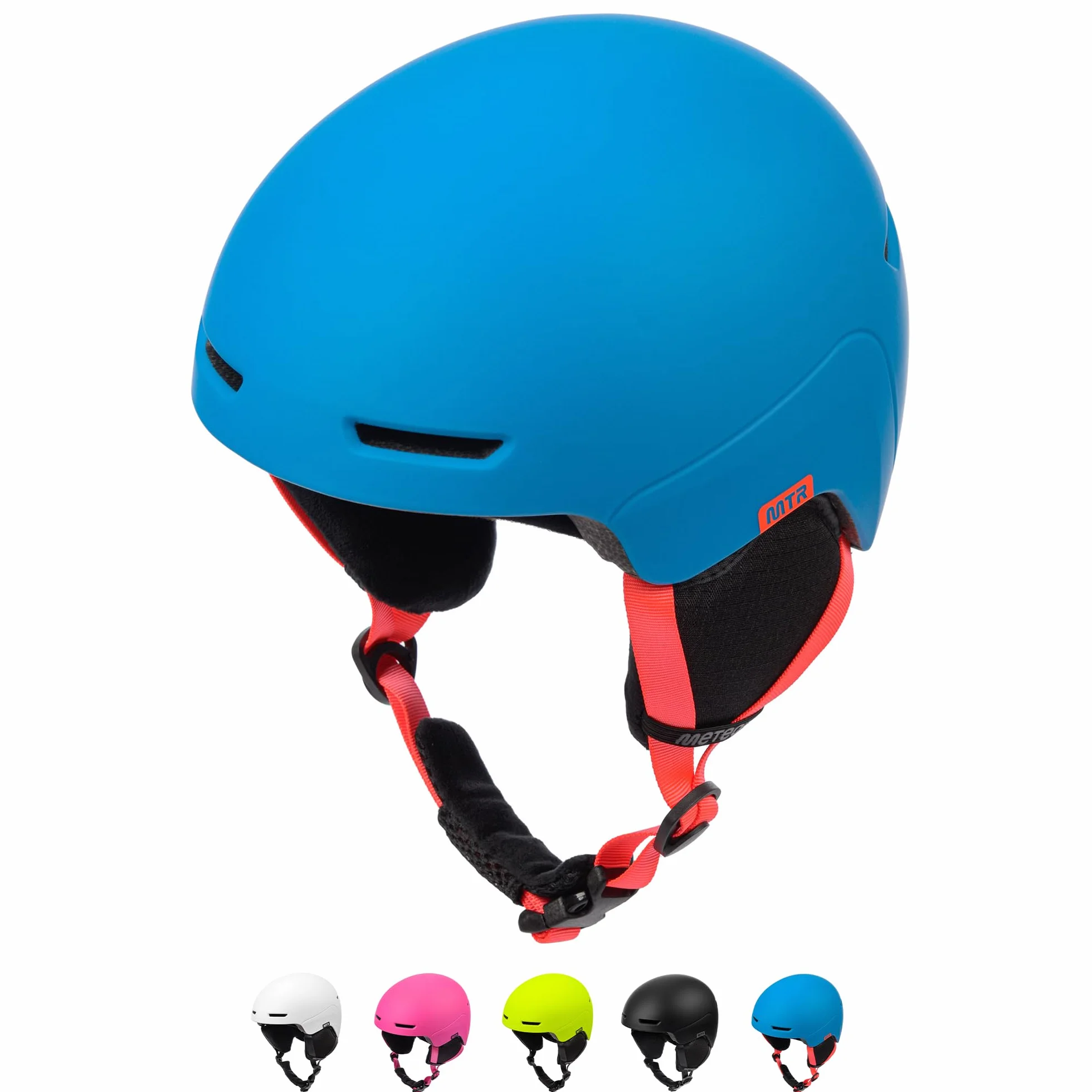 Kask narciarski Helmet snowboardowy Damski męski dla dorosłych Ochronny Narciarstwo Bezpieczeństwo Sportowe Zimowe Meteor
