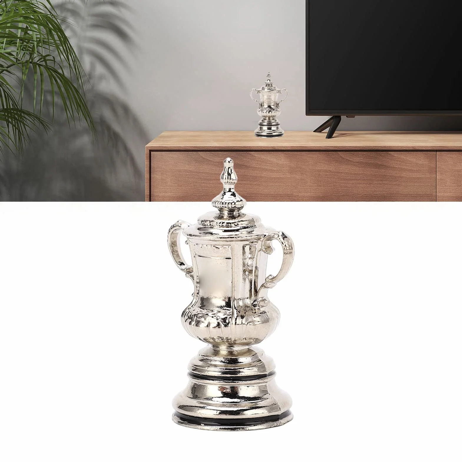 Model Mini Pucharu Trofeum Piłkarskiego, Metalowa Ozdoba Trofeum Ligi Piłkarskiej I Metalowe Trofeum Piłkarskie Premium, Piłkarska Pamiątka Pamięci