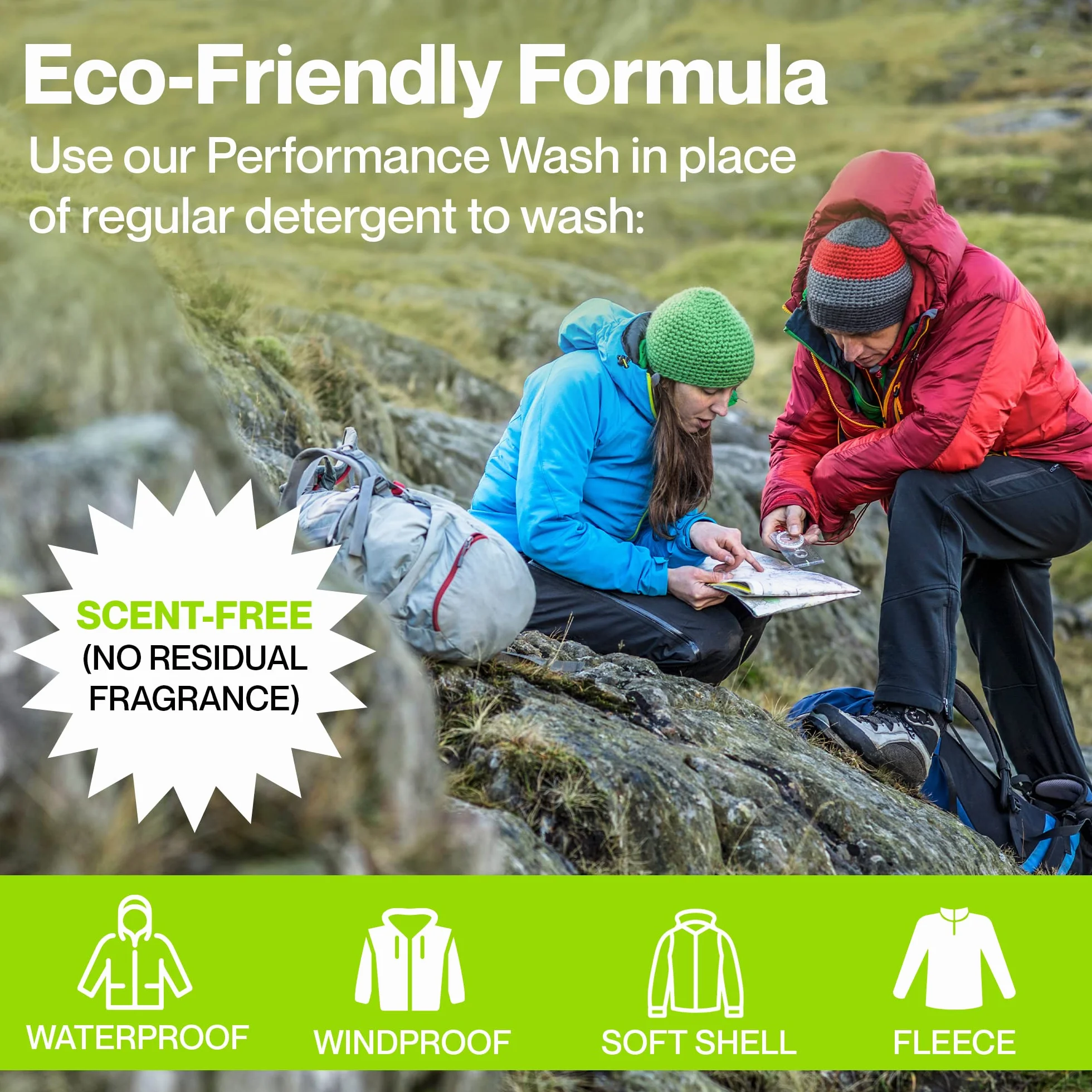 Grangers Eco Twin Pack Performance Wash Performance Repel Plus 300 ml 275 ml do odzieży outdoorowej i sportowej