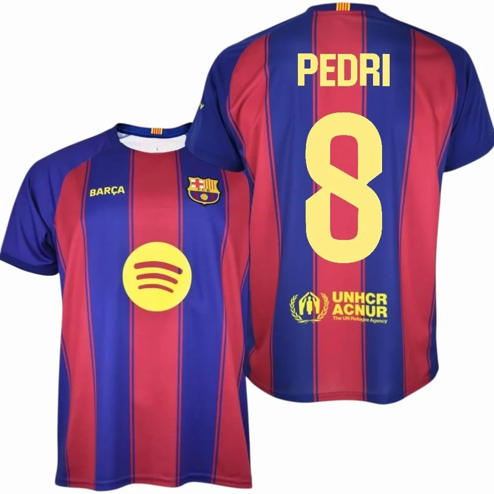 FC Barcelona 8 PEDRI 1st Equipment T-Shirt 25/26 Oficjalna replika Blaugrana