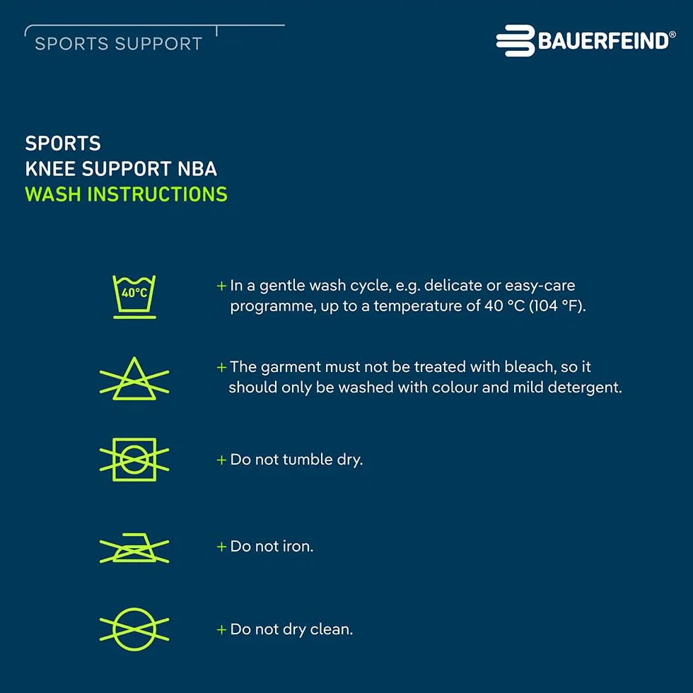 BAUERFEIND Opaska na kolano „Sports Compression Knee Support NBA“, 1 unisexowa opaska na kolano do sportów piłkarskich, opaska na kolano do koszykówki z logo zespołu