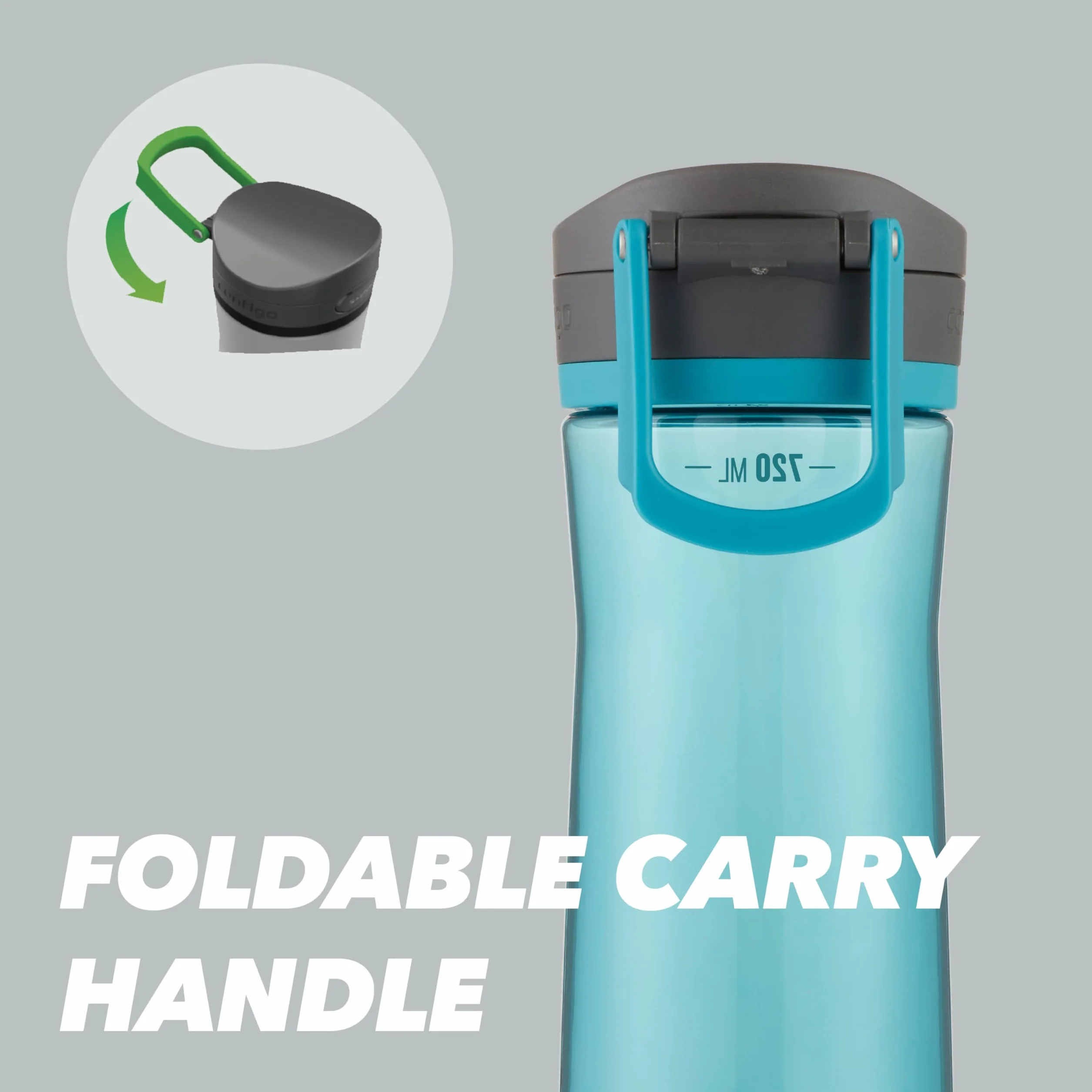 Contigo Uniseks Jackson 2156439 Butelka Sportowa, Różowy, 720 ml