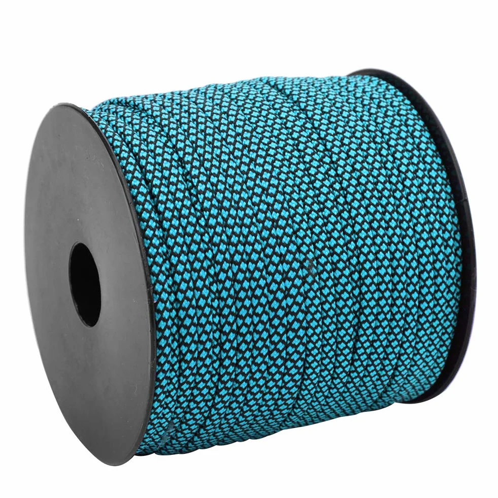 MAGT Core Paracord, 50 m, 4 mm grubości, 7-rdzeniowy, paracord, ratownictwo, smycz do namiotu, lina kempingowa, do plecionek bransoletek na zewnątrz, kolor niebieski