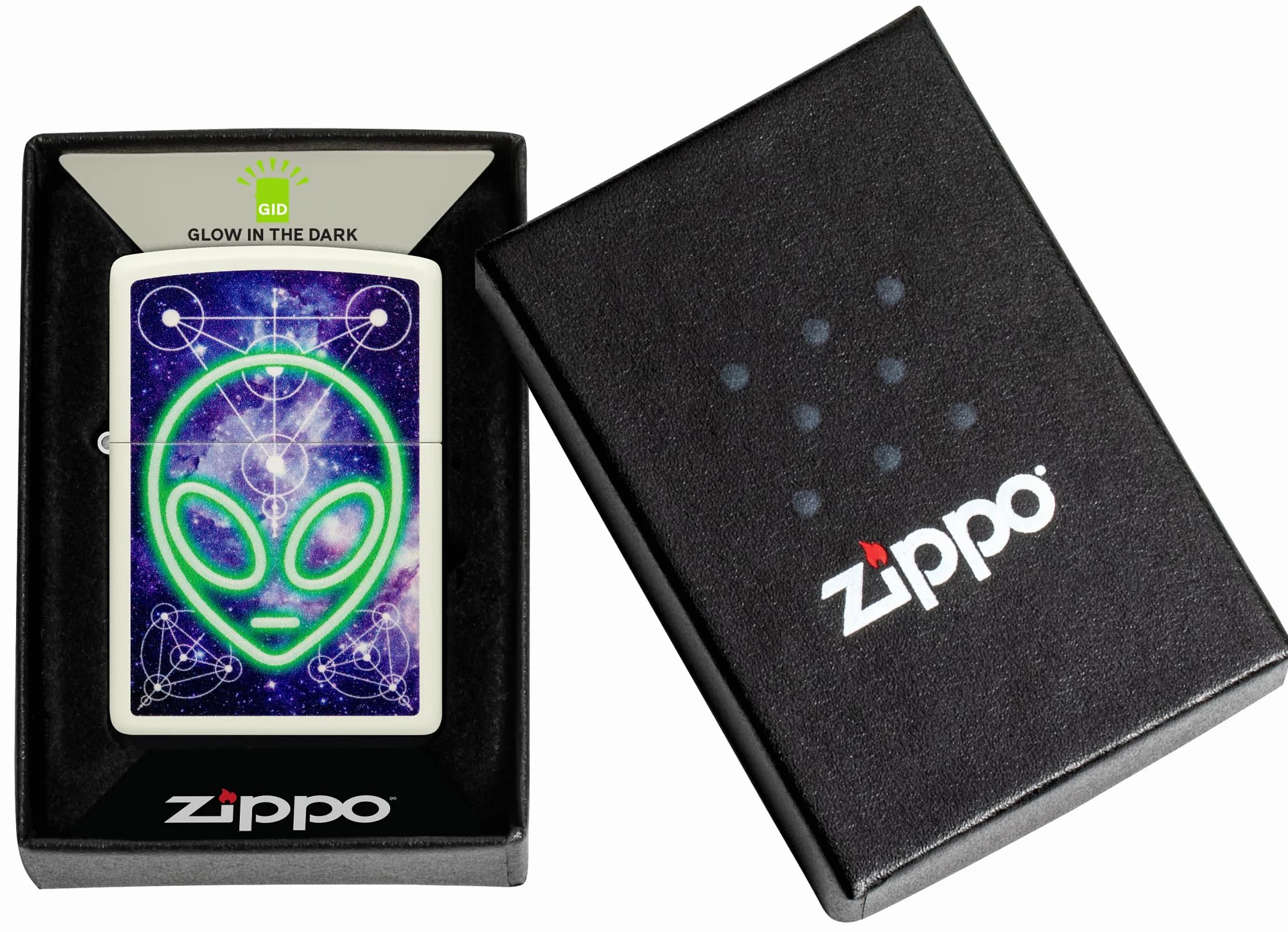 Zippo Alien Zapalniczka Sztormowa Glow-In-The-Dark Wielokrotnego Użytku Wiatroodporna