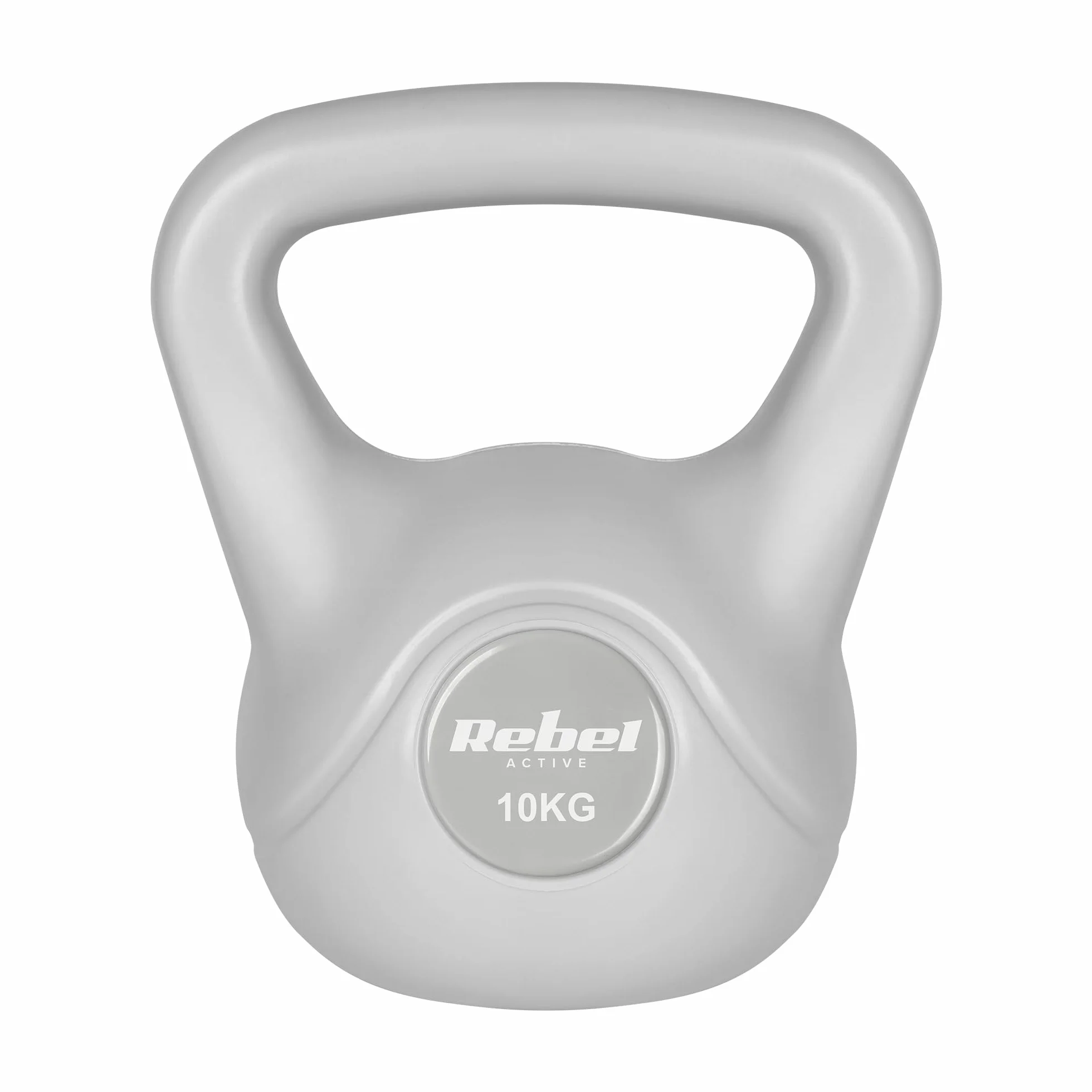 Rebel Electro Kettlebell Bitumiczny 10kg RBA-2322G-10 Szary