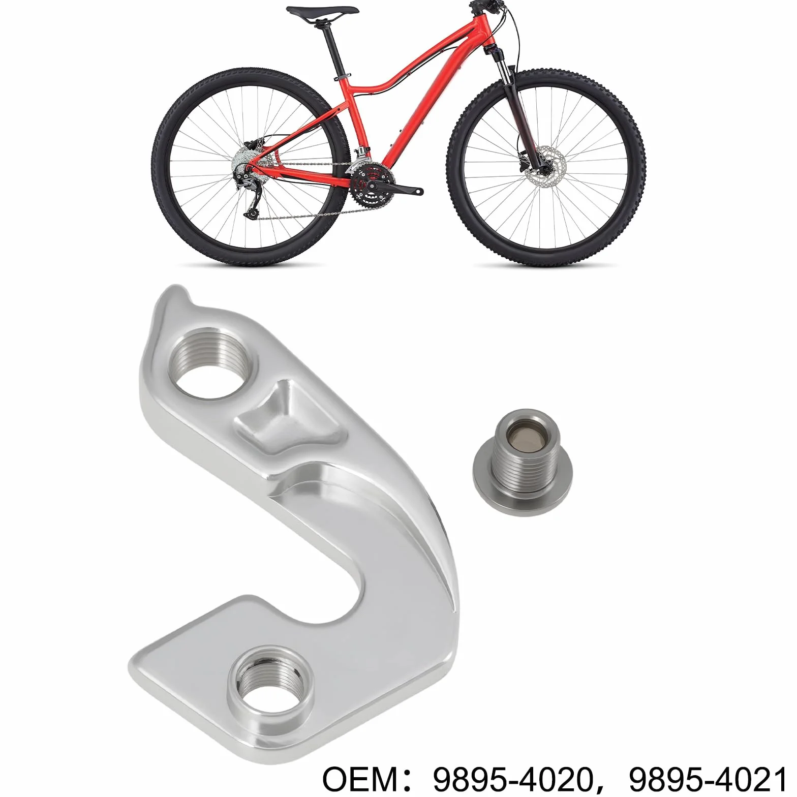 SG Store Wieszak na tylną przerzutkę rowerową 65 ze śrubą 9895-4020 kompatybilny ze specjalistycznymi
