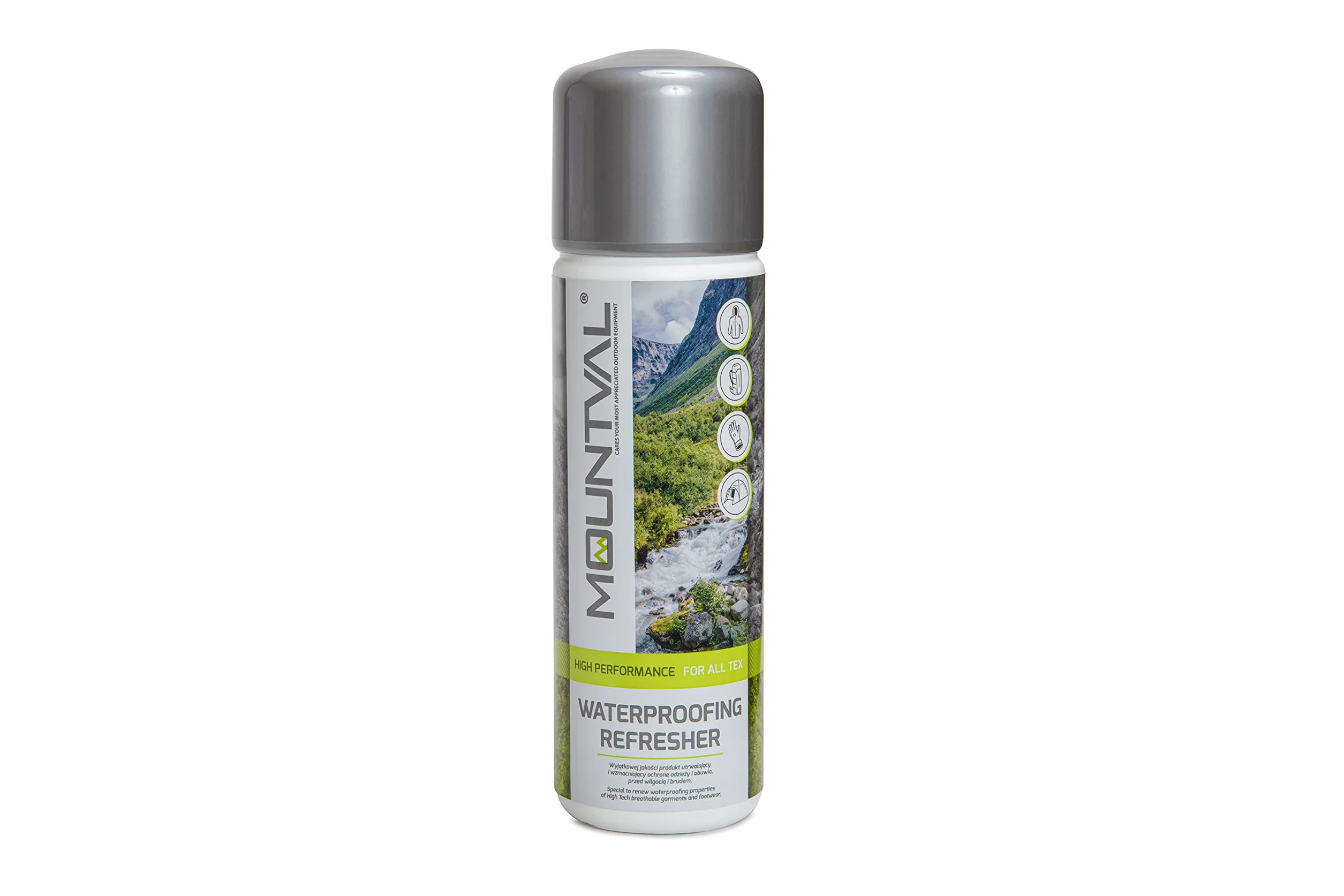 Mountval Waterproofing Refresher, Impregnat Przeznaczony do Sprzętu Turystycznego i Odzieży Przeciwdeszczowej, Płyn do Płukania Tkanin